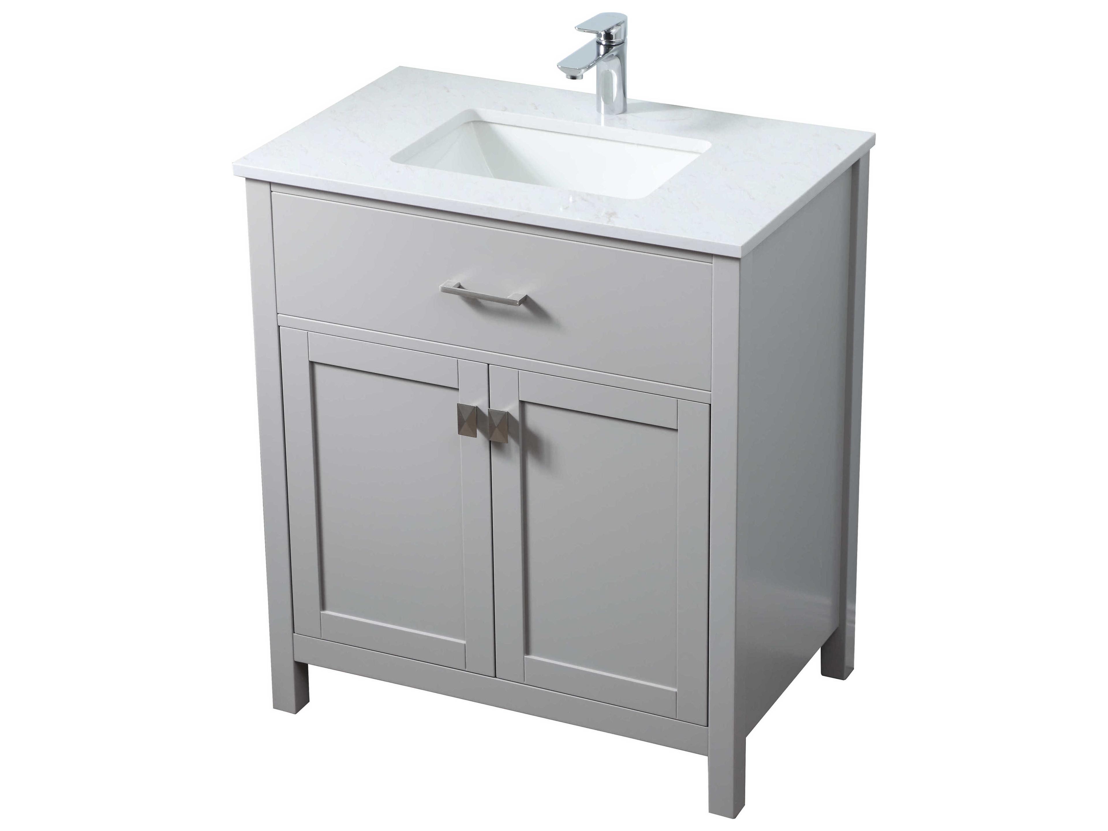 Elegant Lighting Harrison Grey Vanity