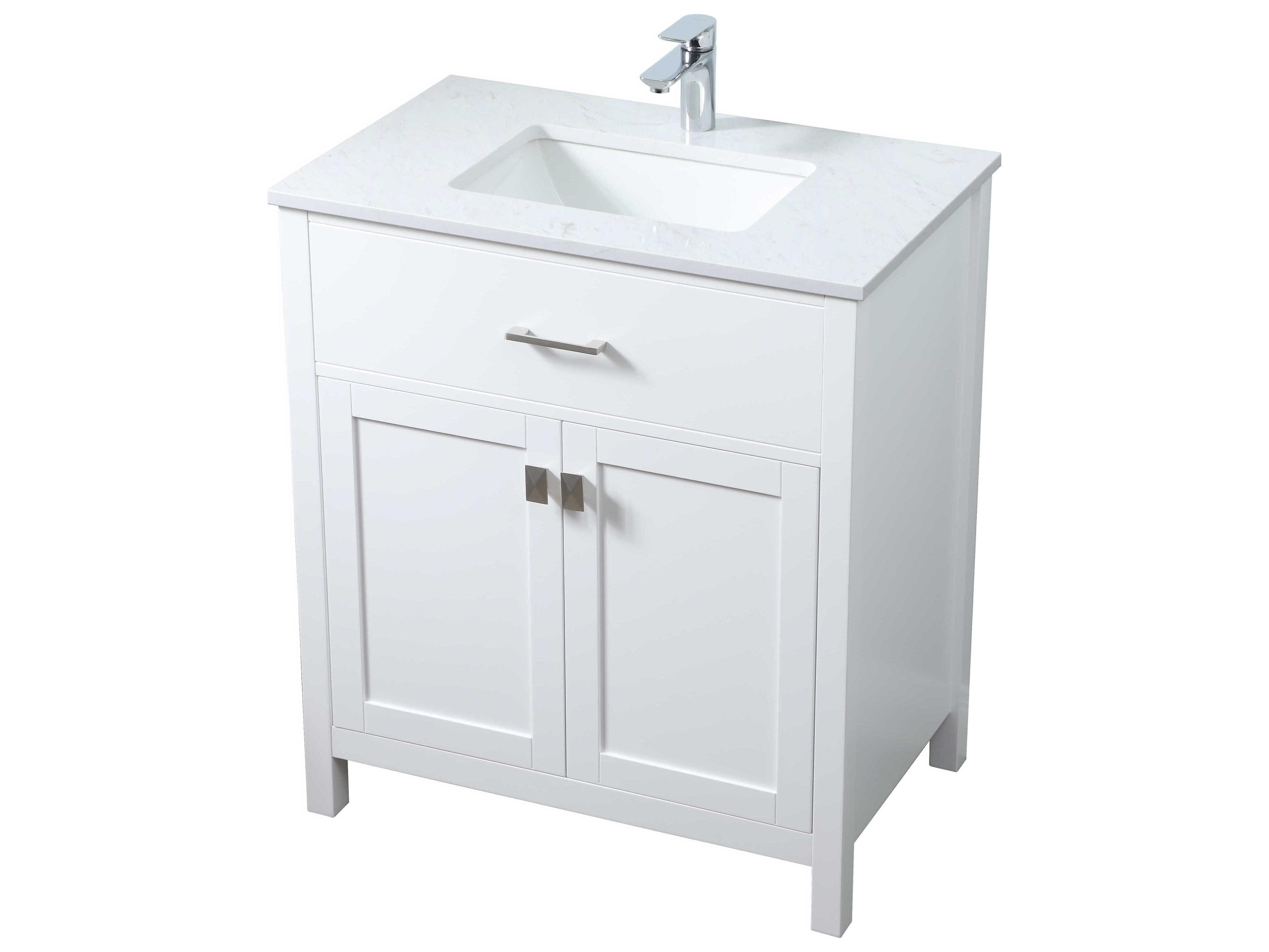 Elegant Lighting Harrison White Vanity
