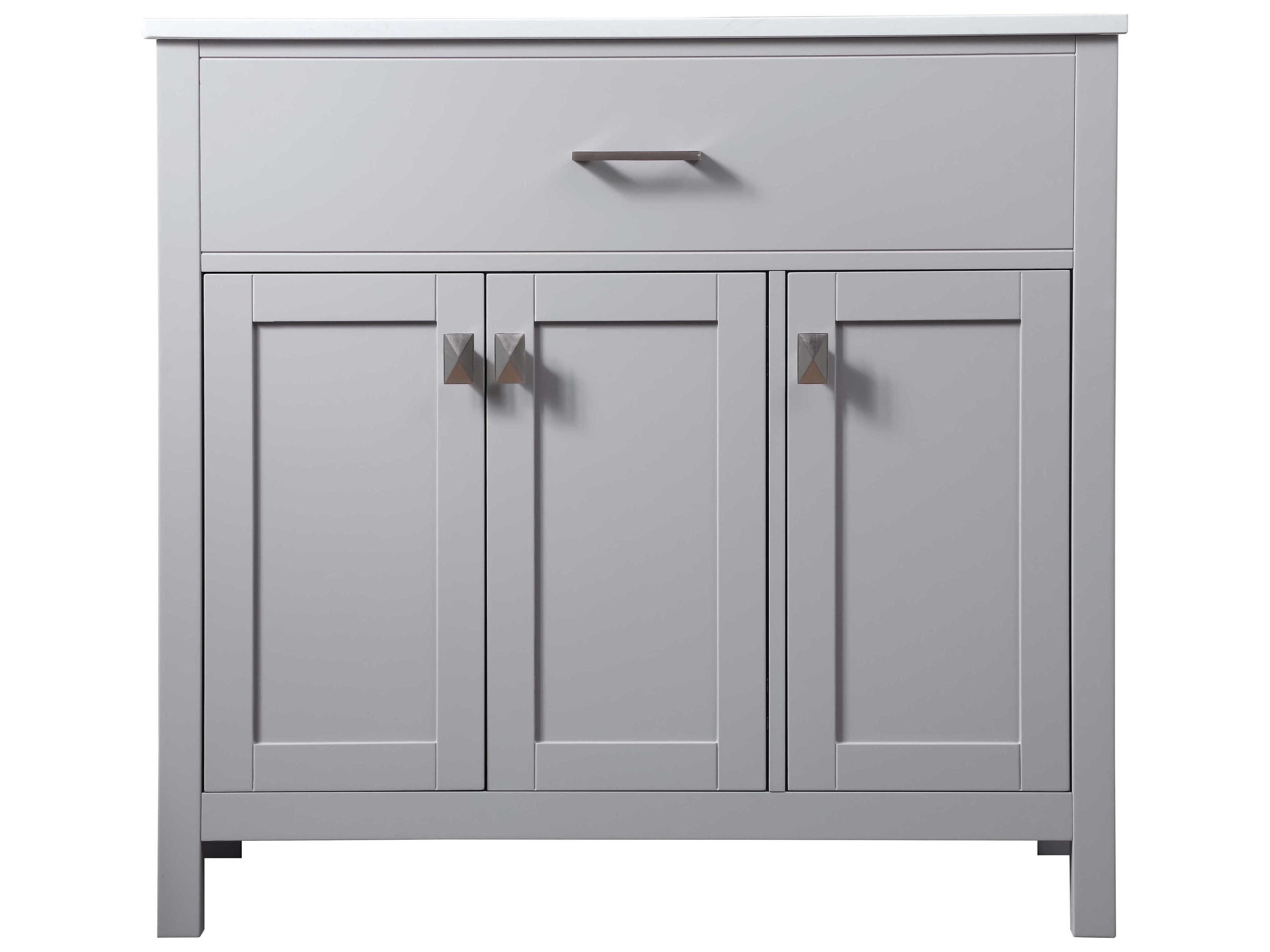 Elegant Lighting Harrison Grey Vanity