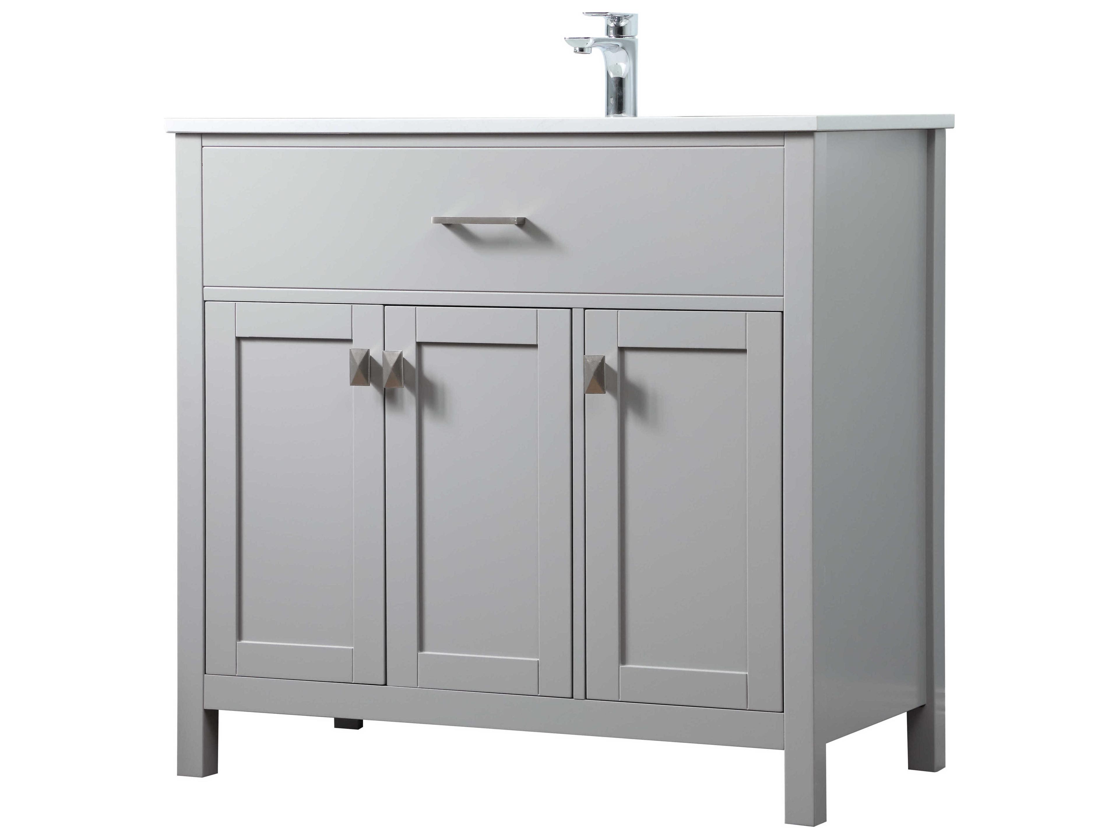 Elegant Lighting Harrison Grey Vanity