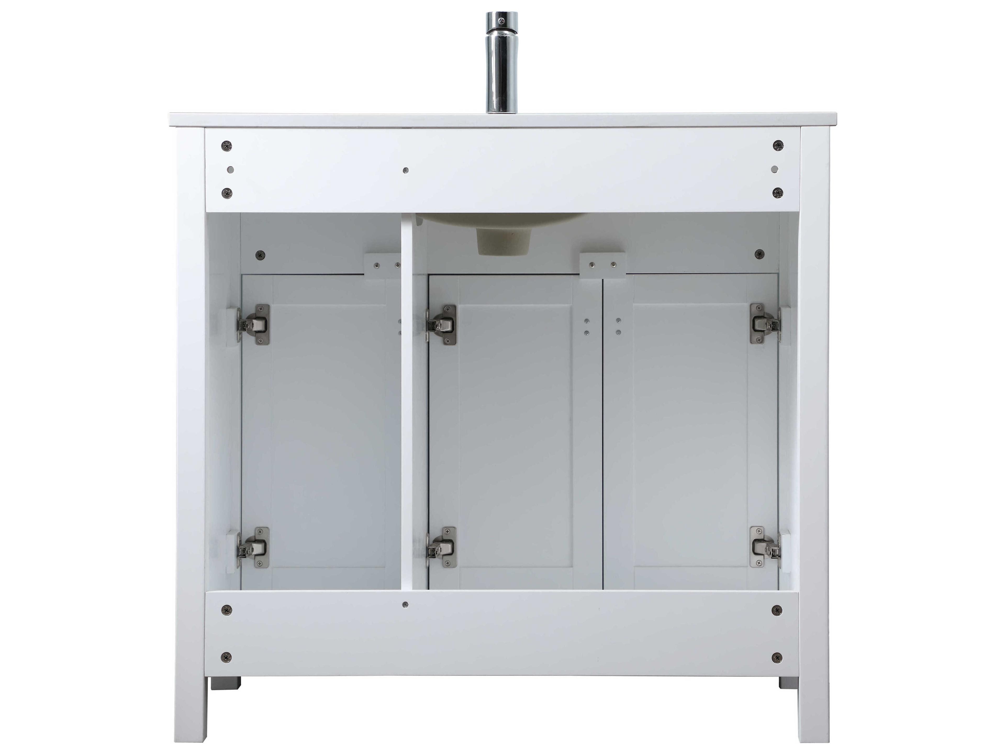 Elegant Lighting Harrison White Vanity