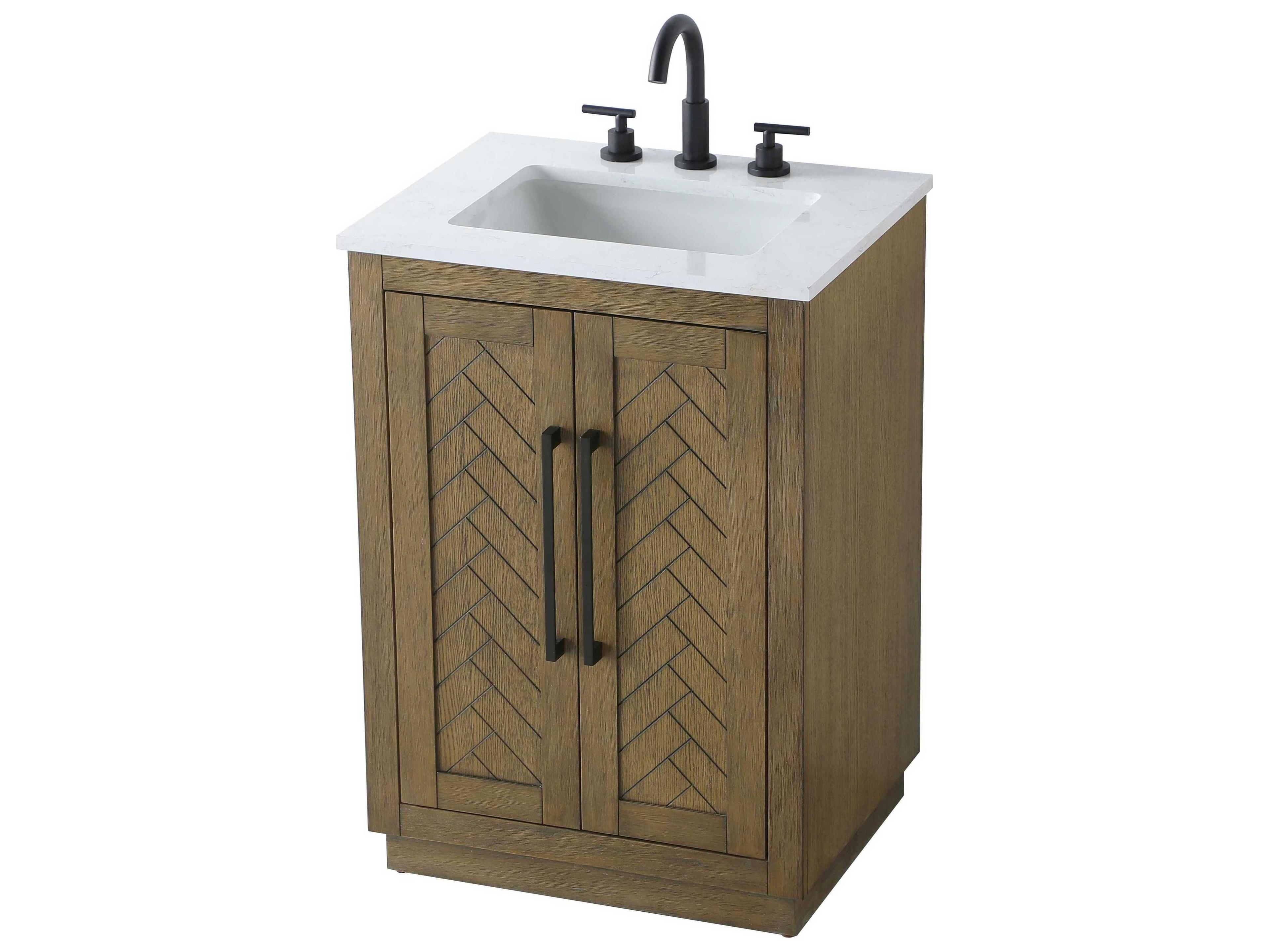 Elegant Lighting Chase Hazel Oak Vanity