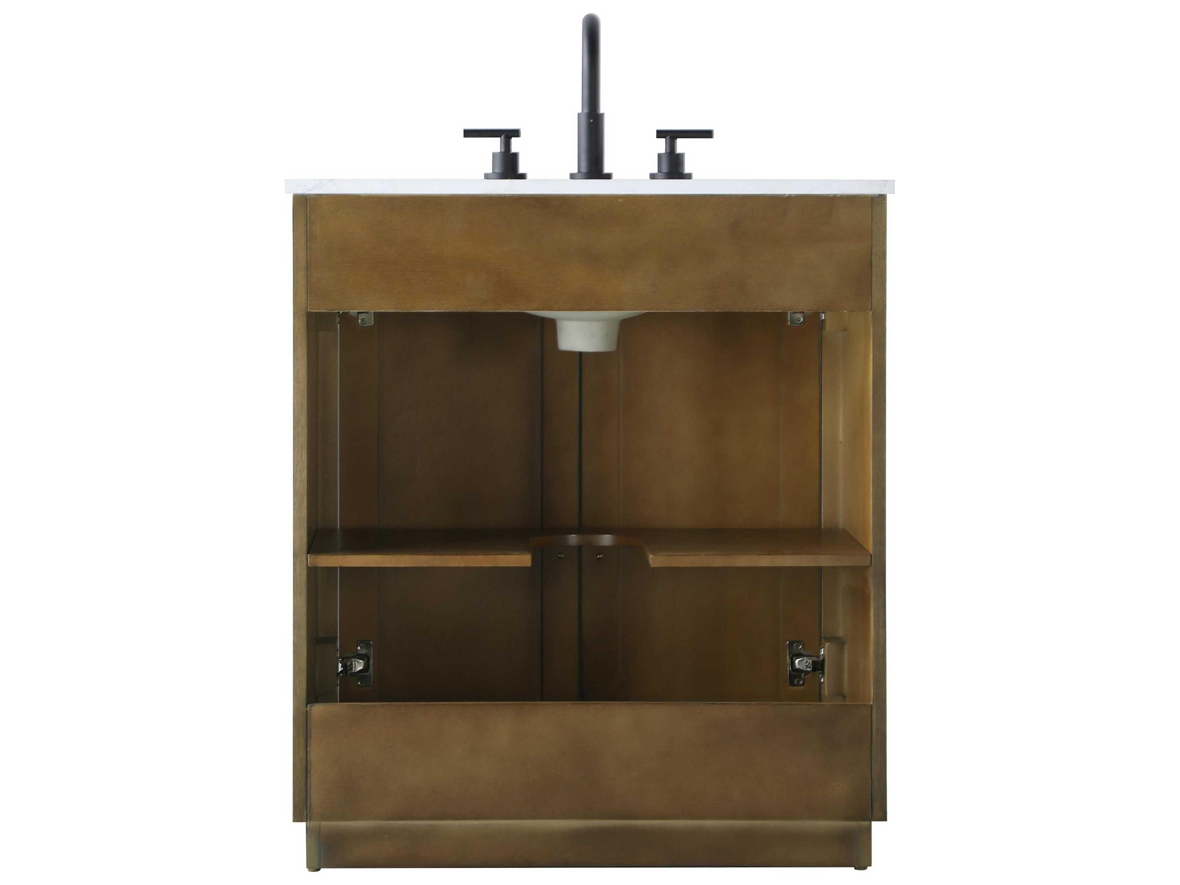 Elegant Lighting Chase Hazel Oak Vanity