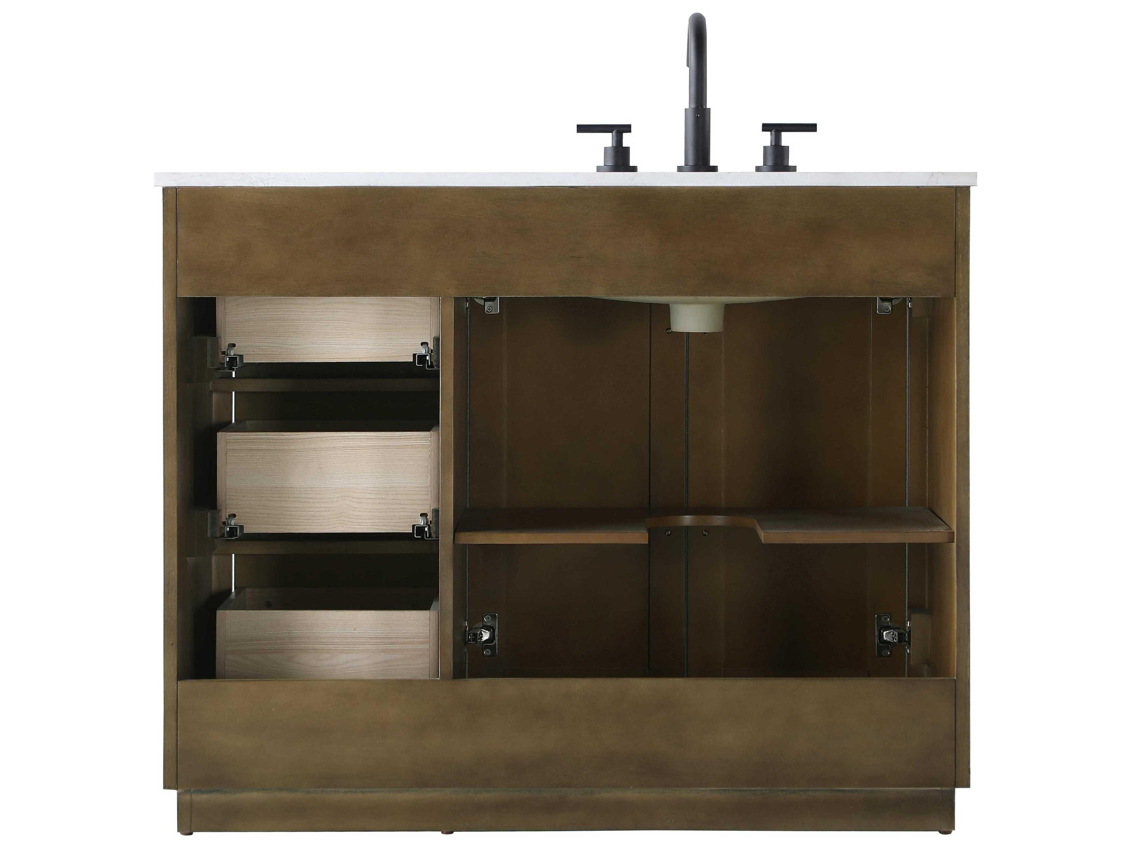 Elegant Lighting Chase Hazel Oak Vanity