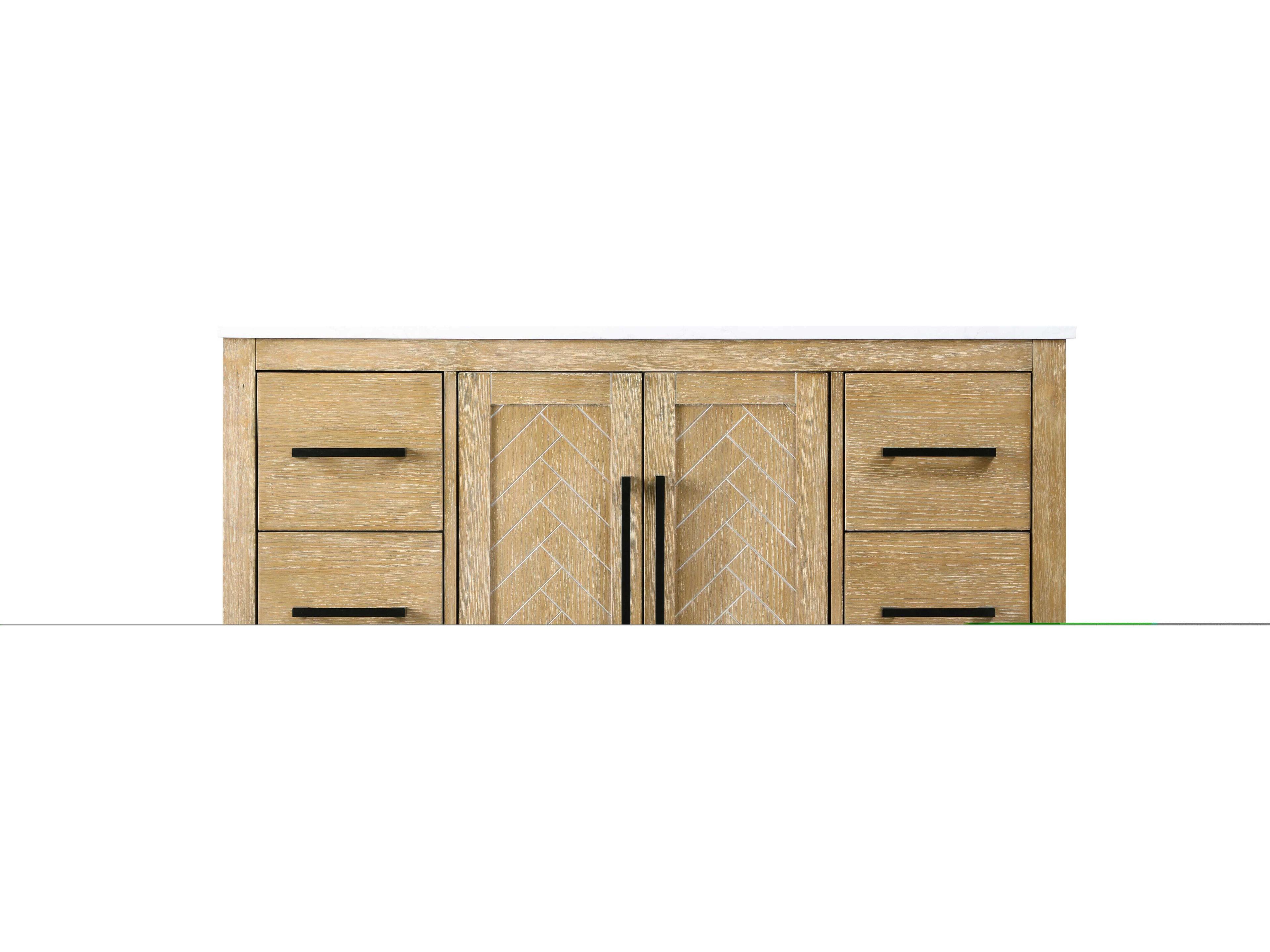 Elegant Lighting Chase Linen Oak Vanity