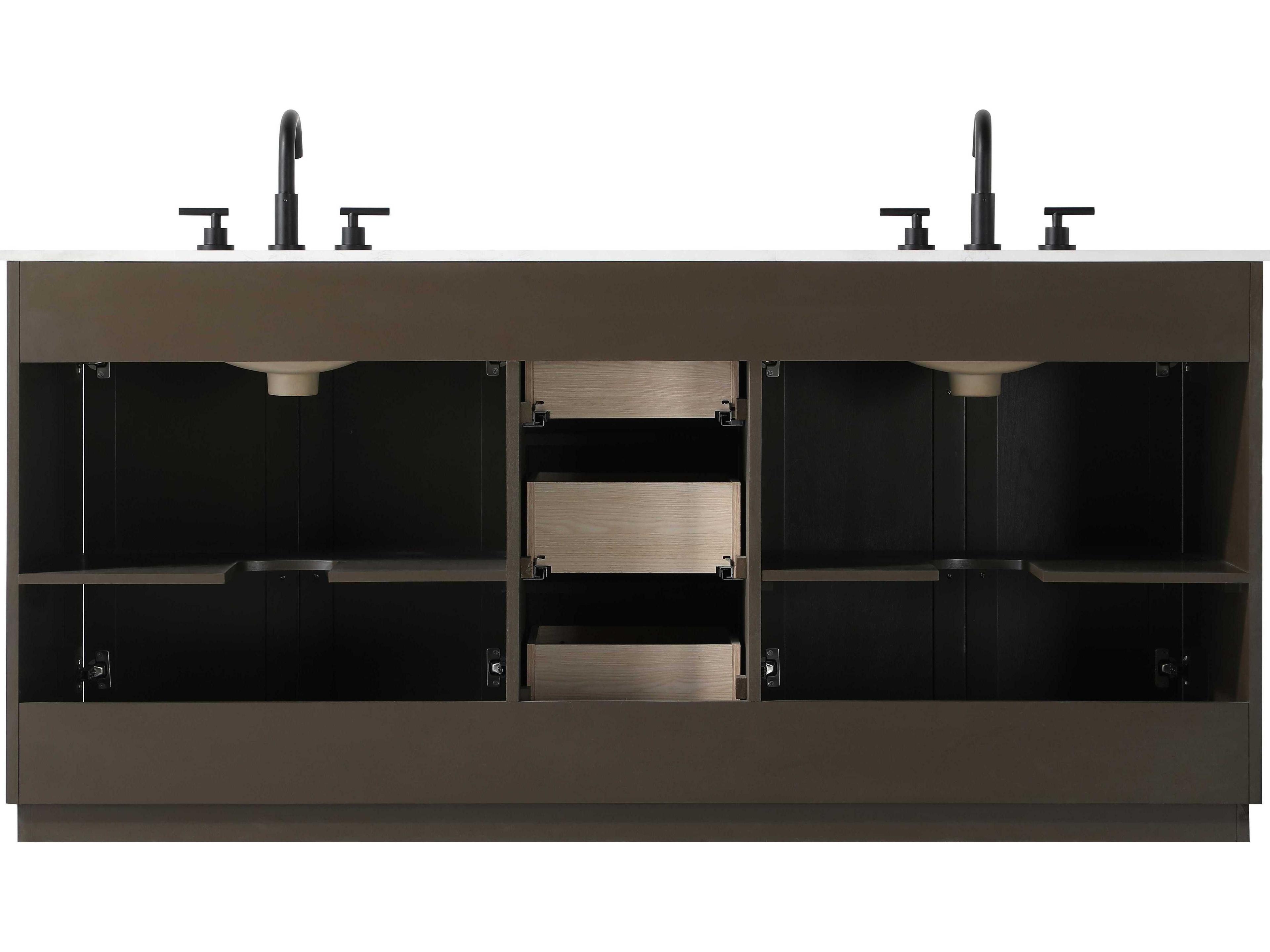 Elegant Lighting Chase Chocolate Oak Vanity