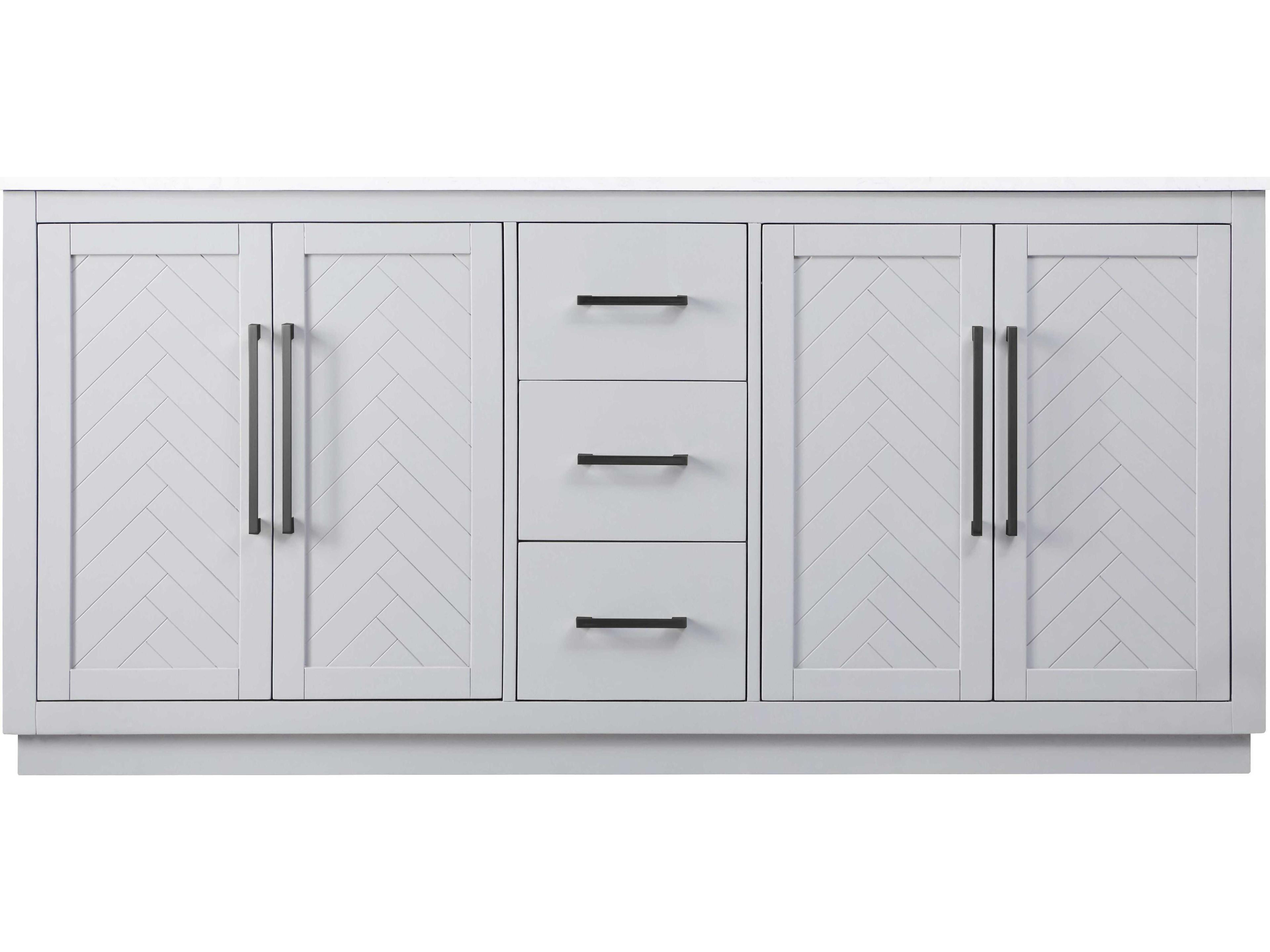 Elegant Lighting Chase Grey Vanity