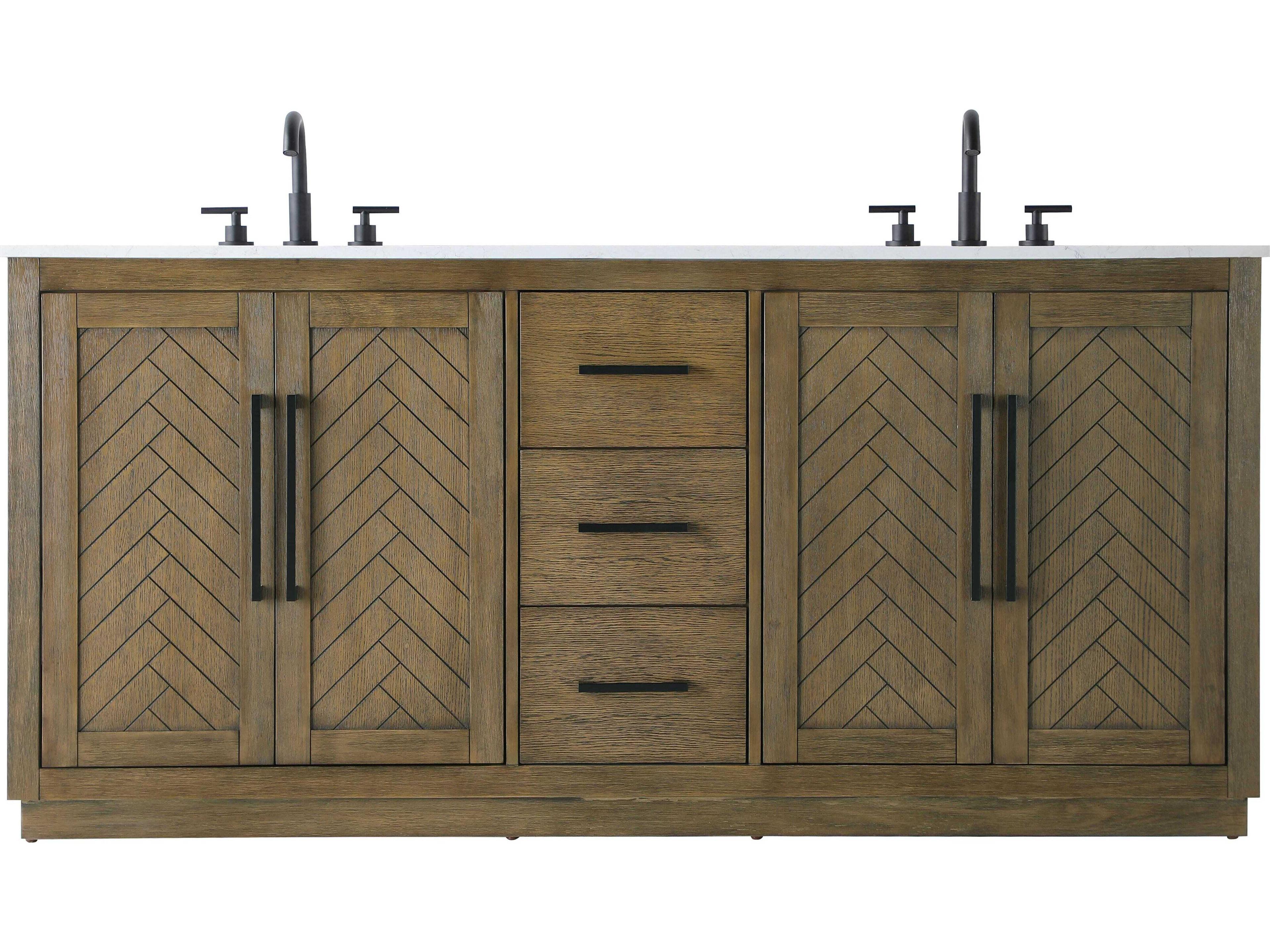 Elegant Lighting Chase Hazel Oak Vanity