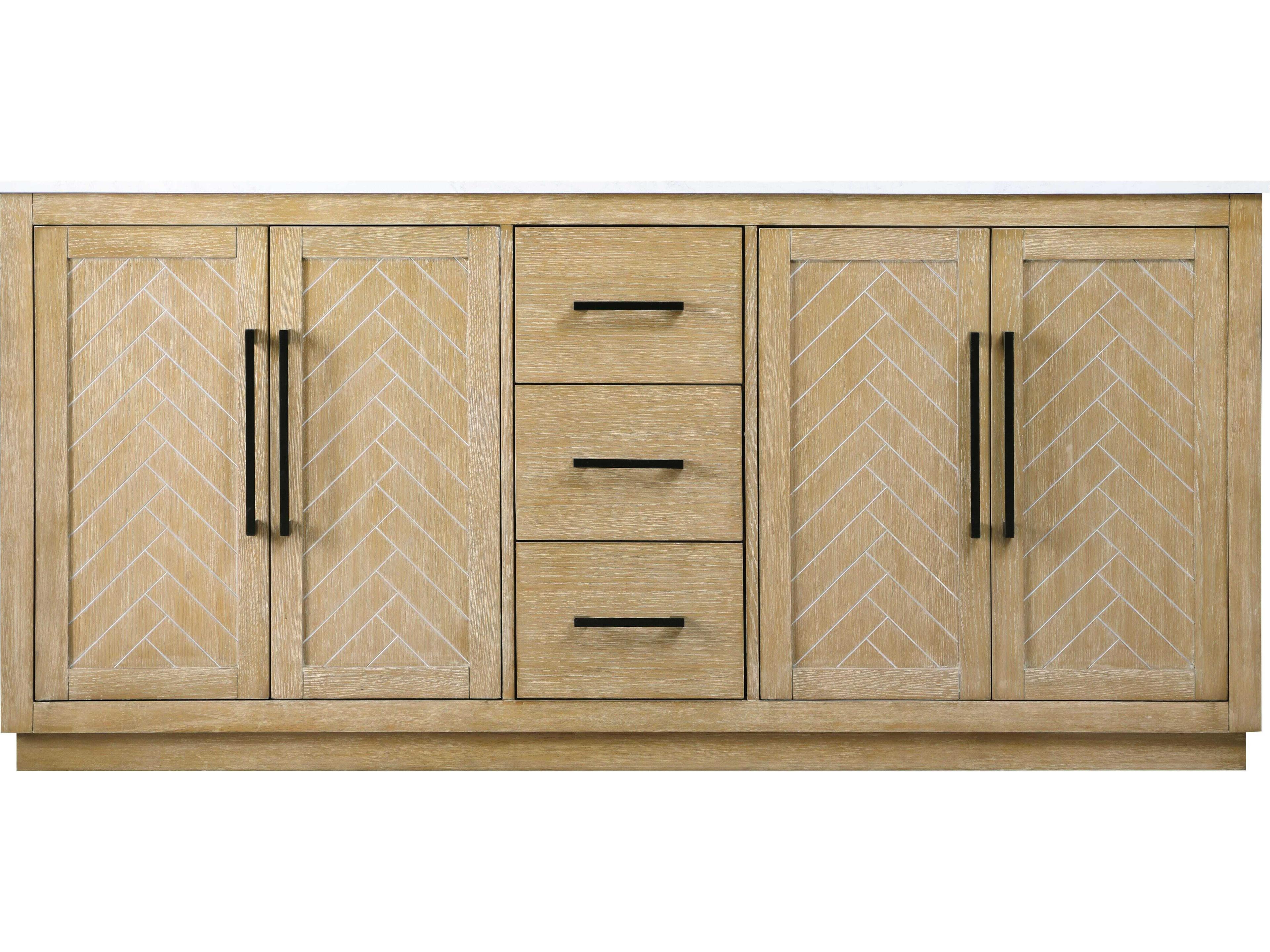Elegant Lighting Chase Linen Oak Vanity