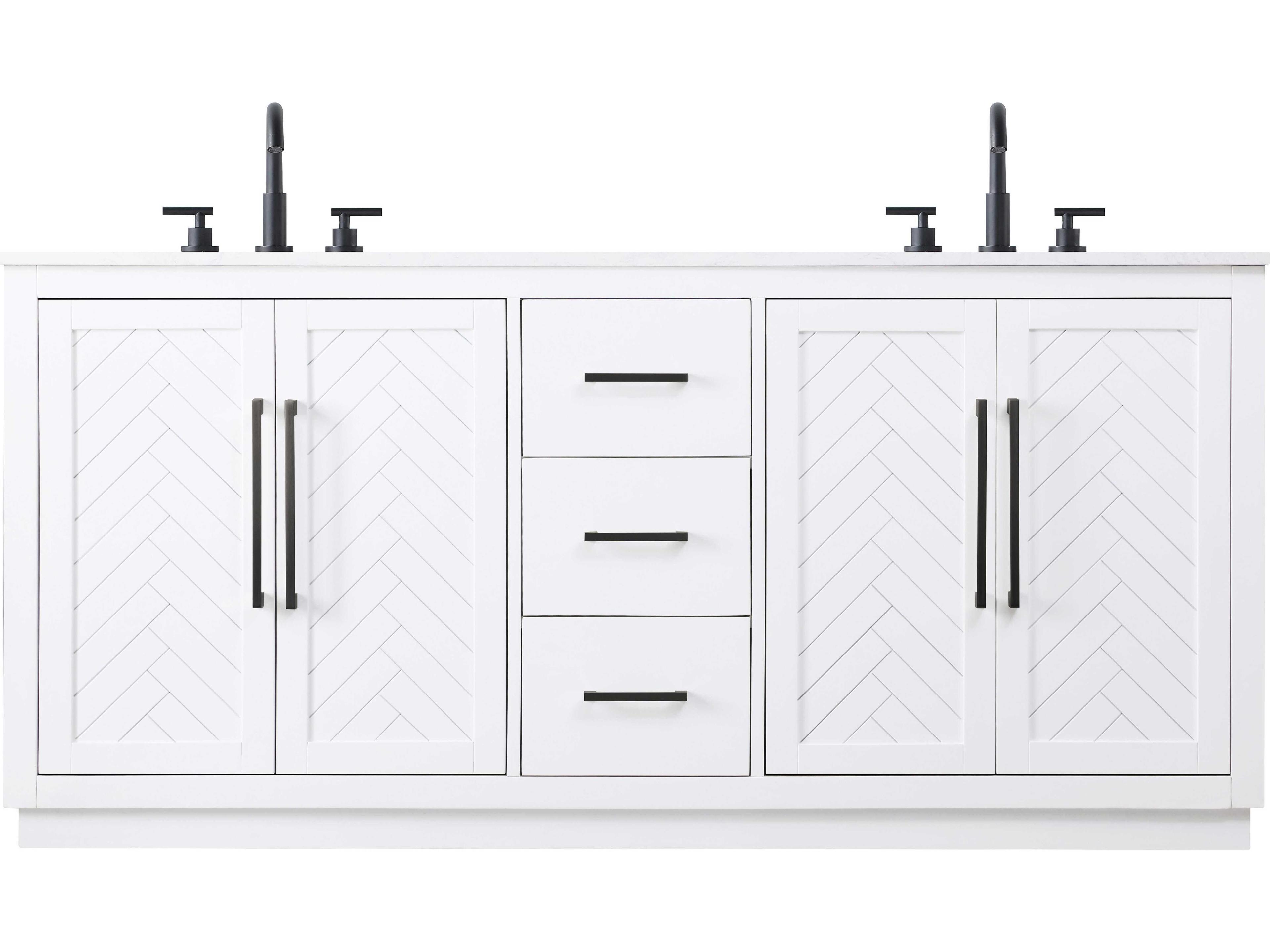 Elegant Lighting Chase White Vanity
