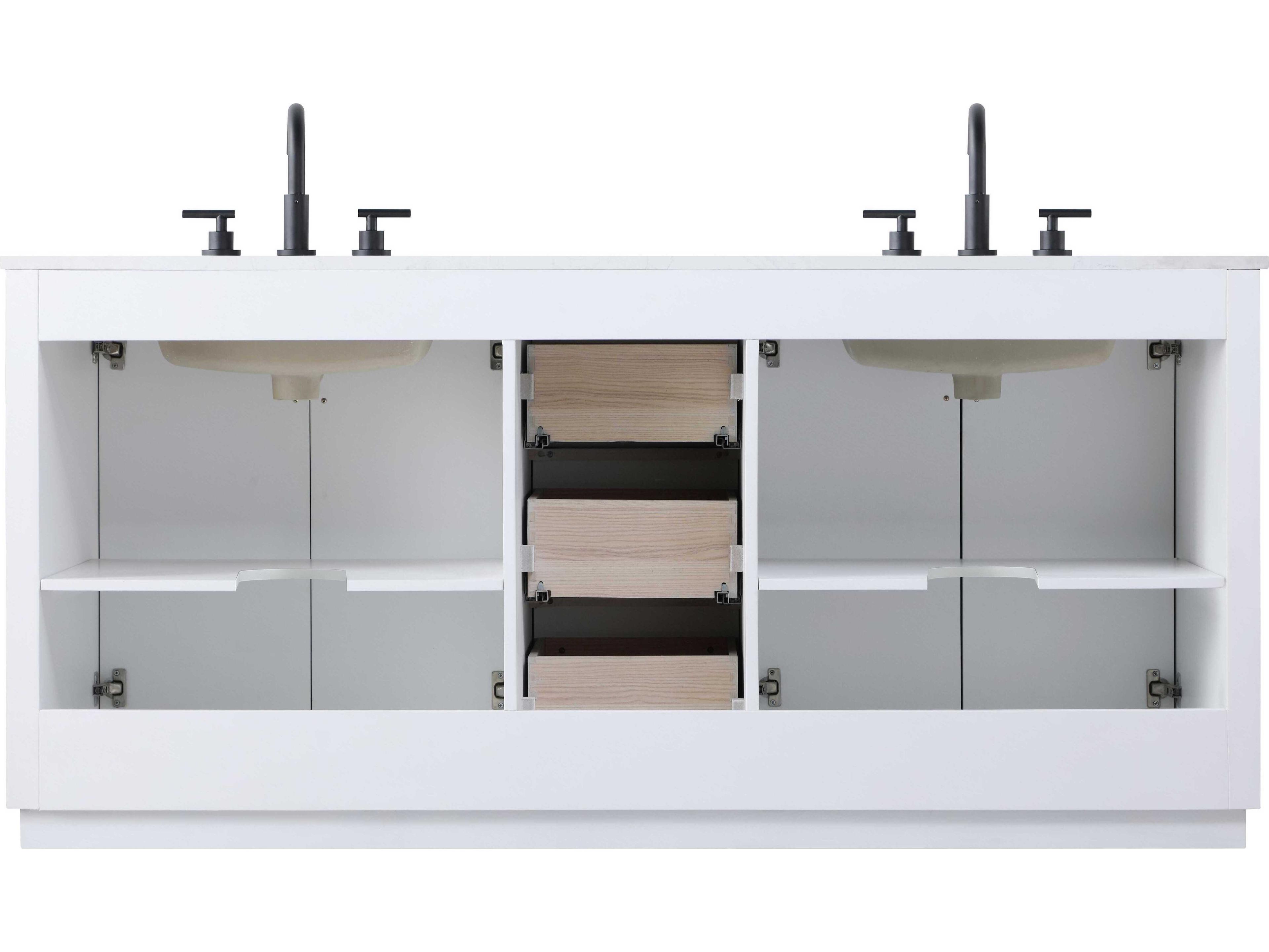 Elegant Lighting Chase White Vanity