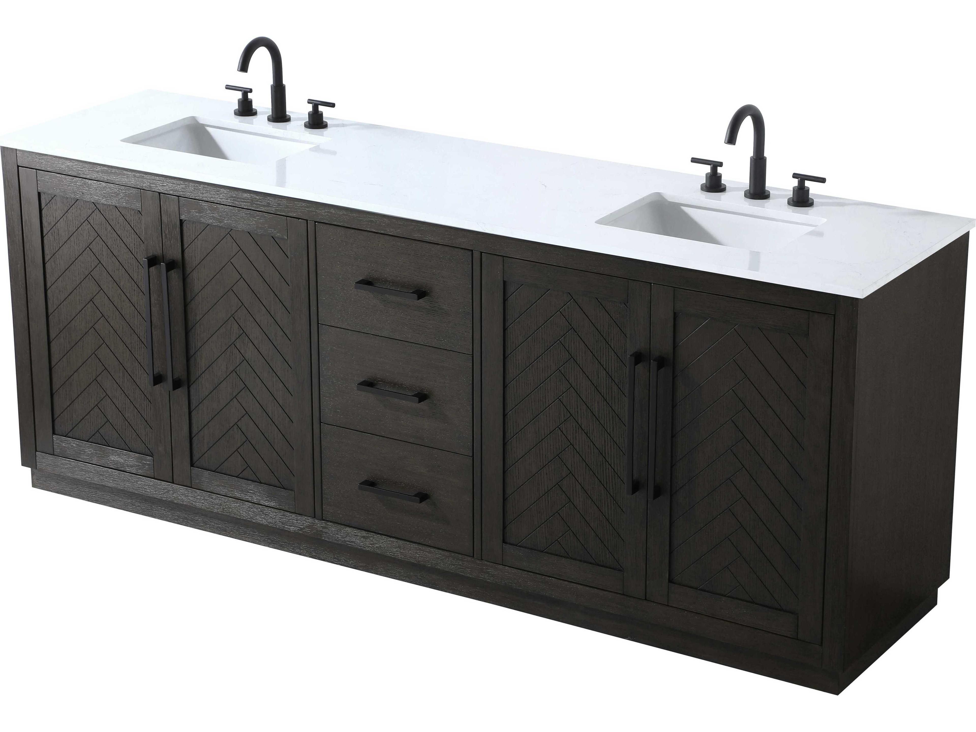 Elegant Lighting Chase Chocolate Oak Vanity