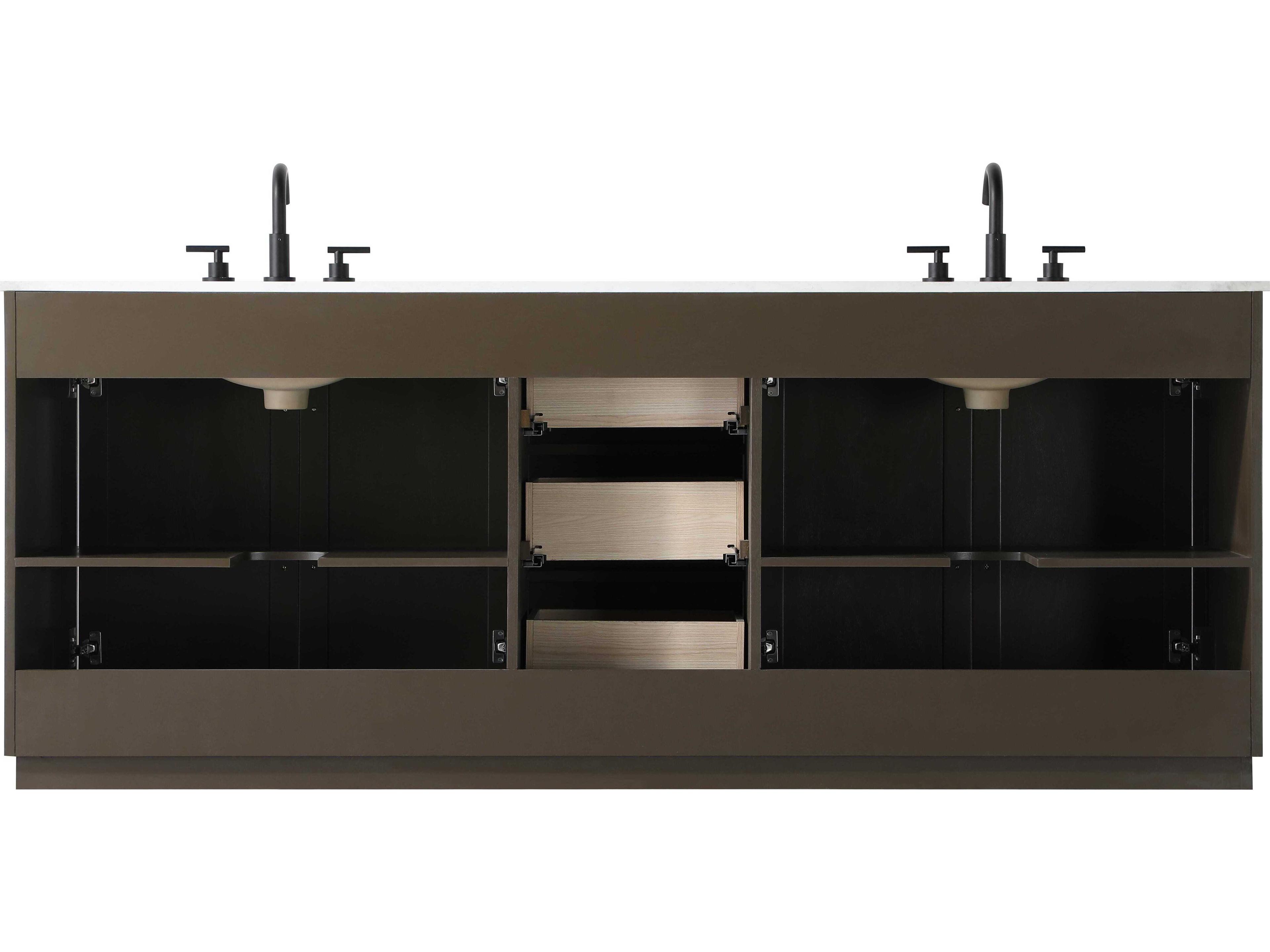 Elegant Lighting Chase Chocolate Oak Vanity