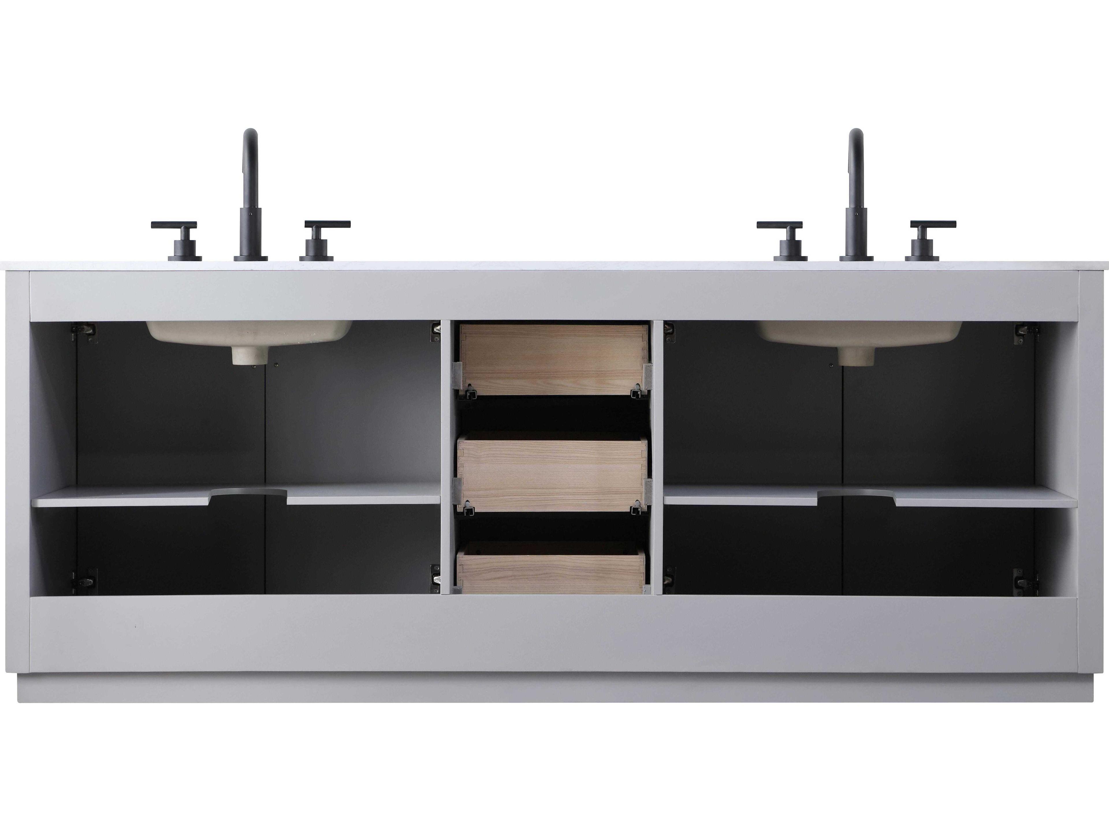 Elegant Lighting Chase Grey Vanity