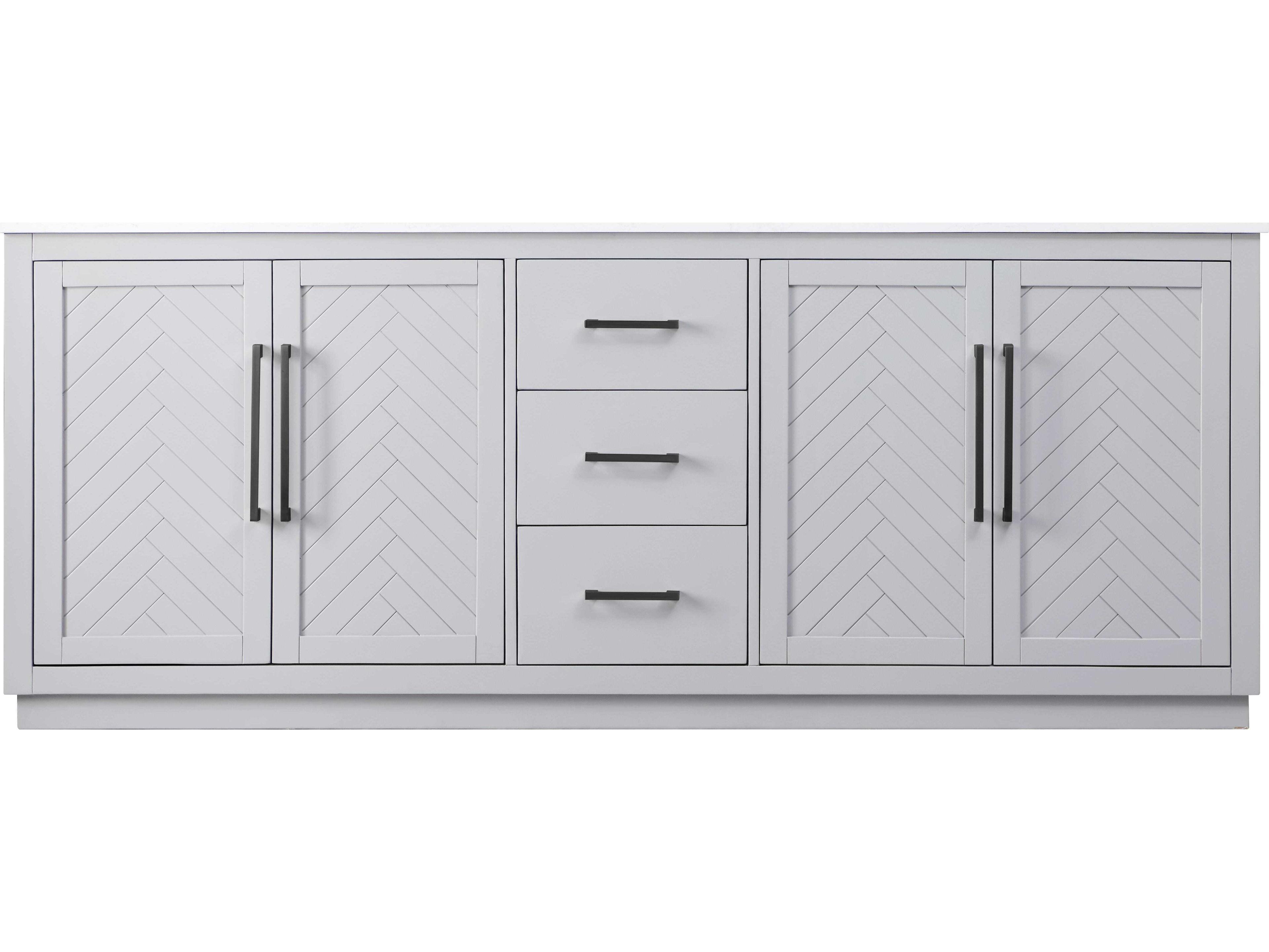 Elegant Lighting Chase Grey Vanity