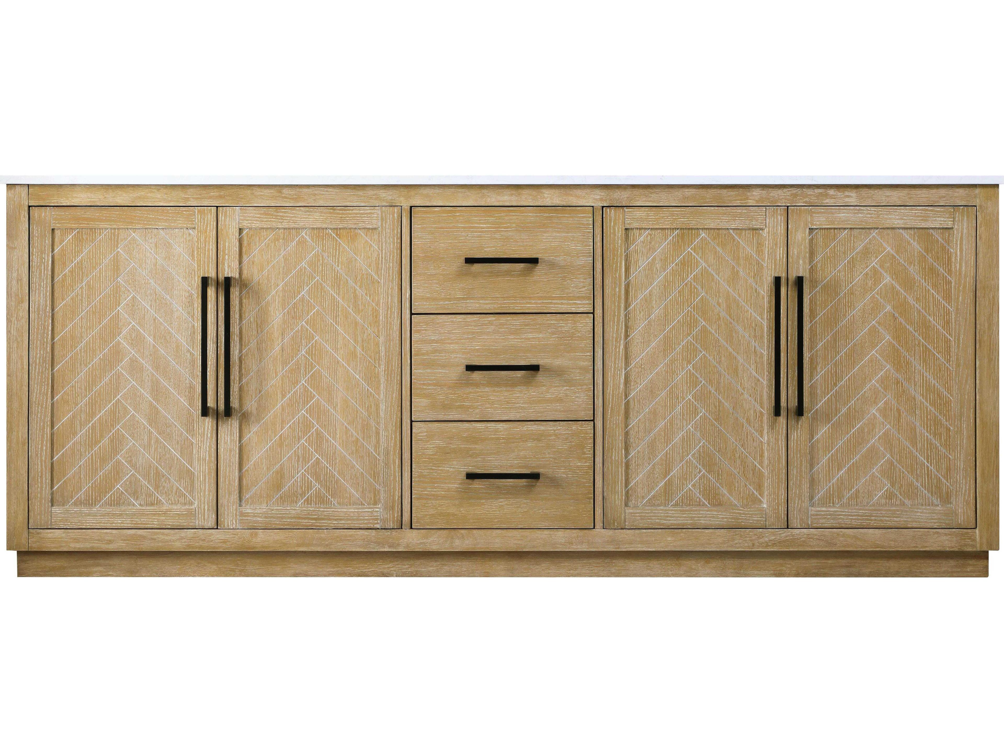 Elegant Lighting Chase Linen Oak Vanity