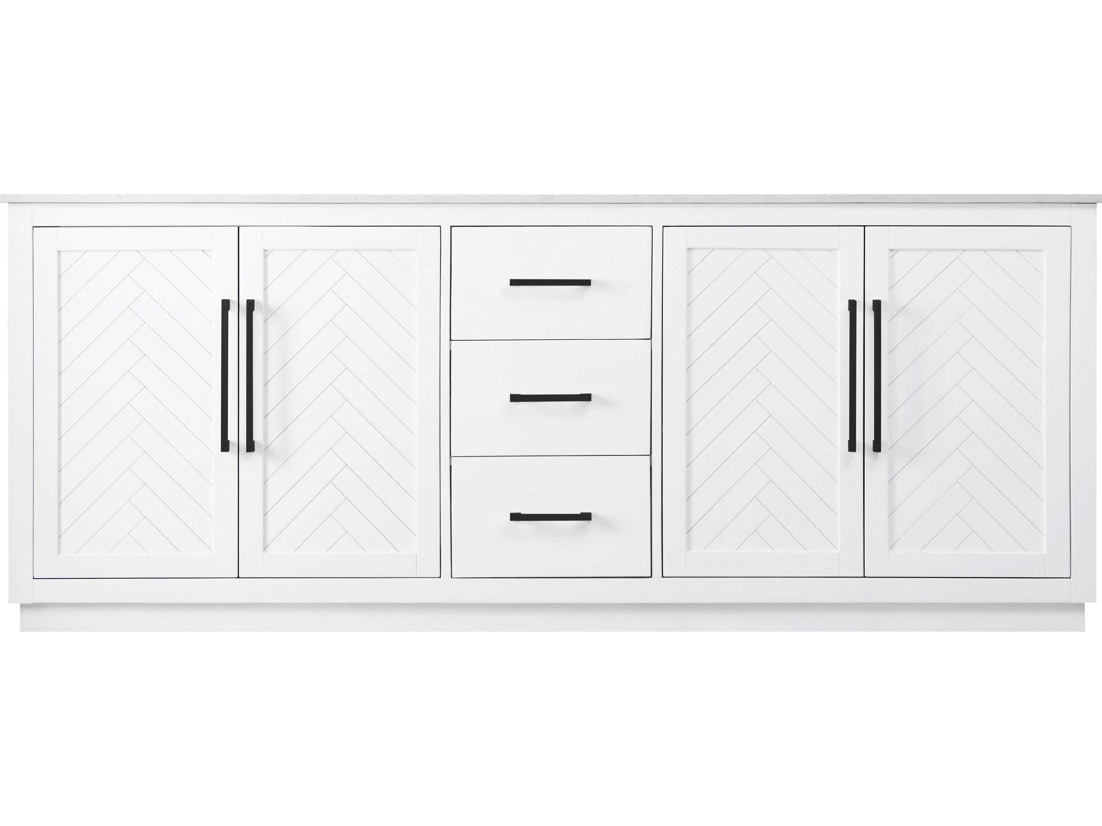 Elegant Lighting Chase White Vanity