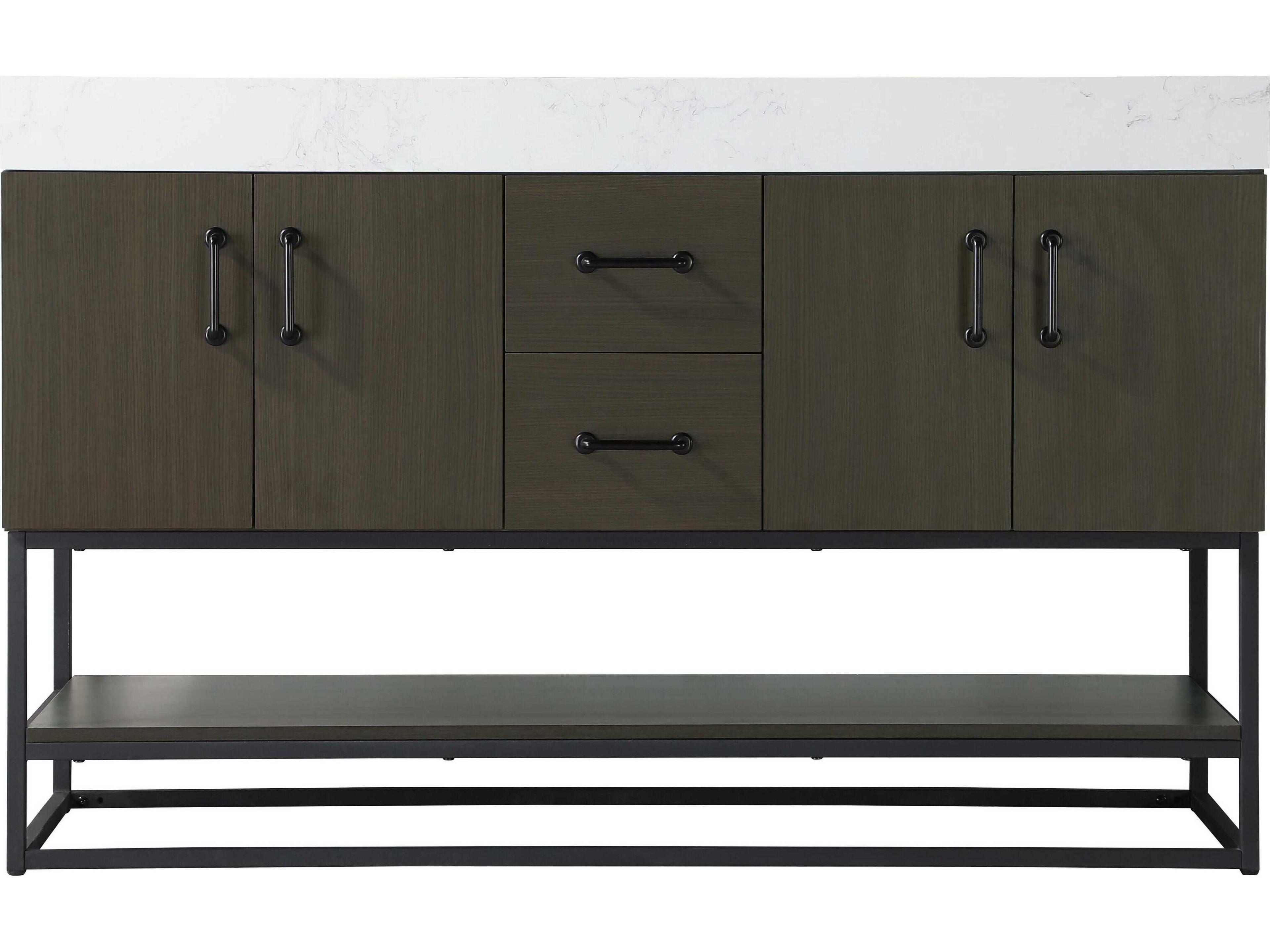 Elegant Lighting Caroline Mocha Brown Vanity