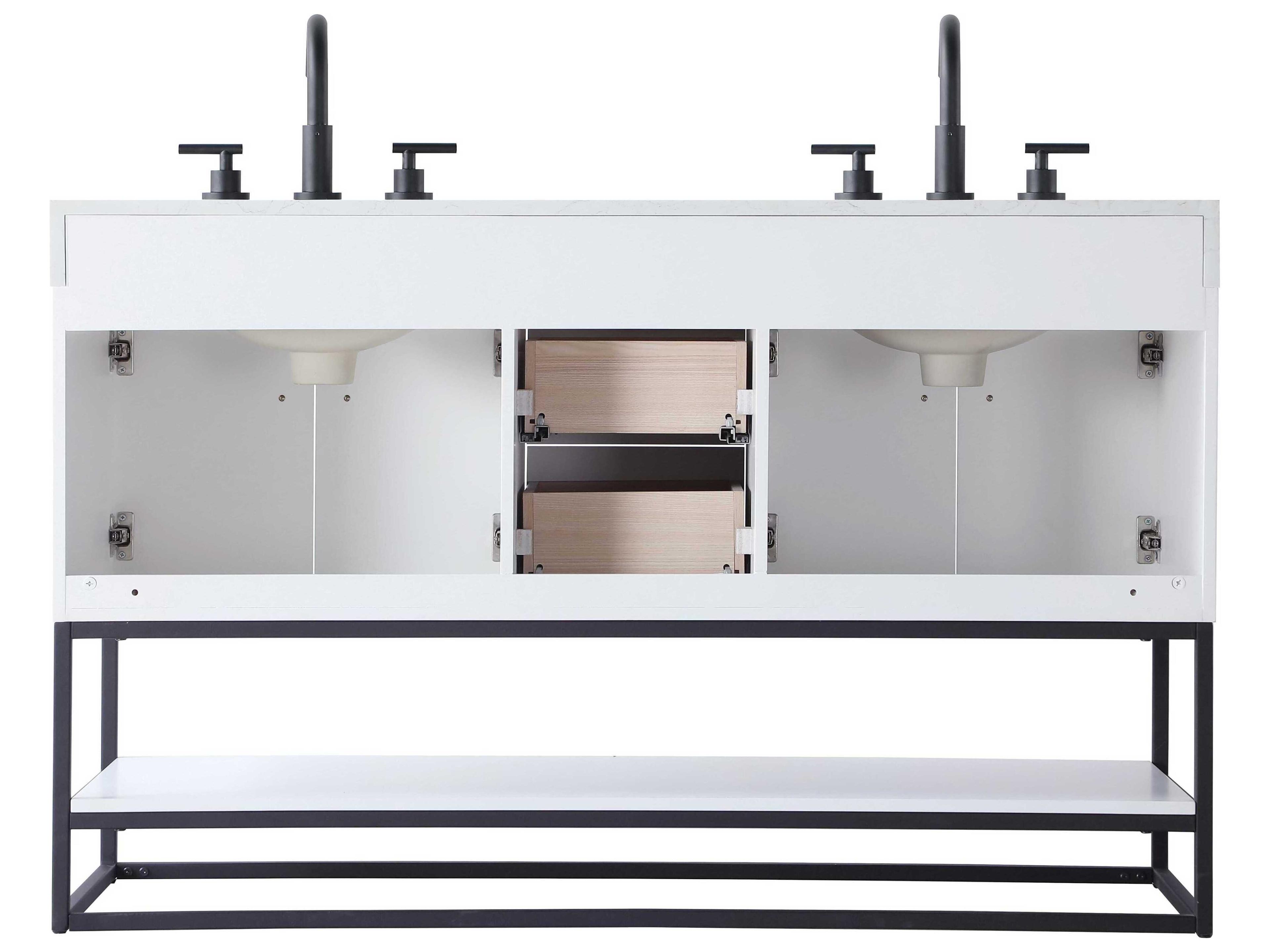 Elegant Lighting Caroline White Vanity