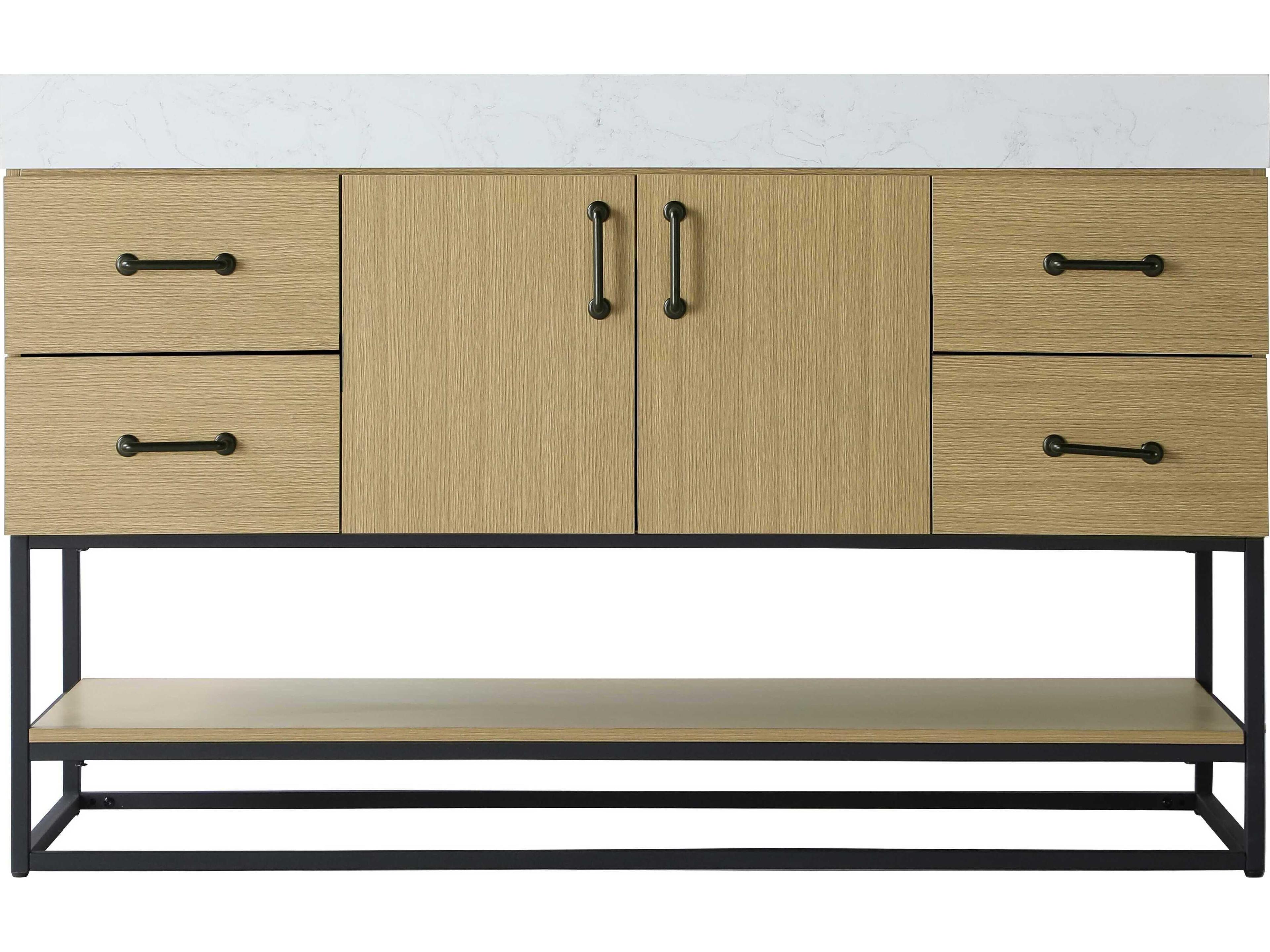 Elegant Lighting Caroline Honey Brown Vanity