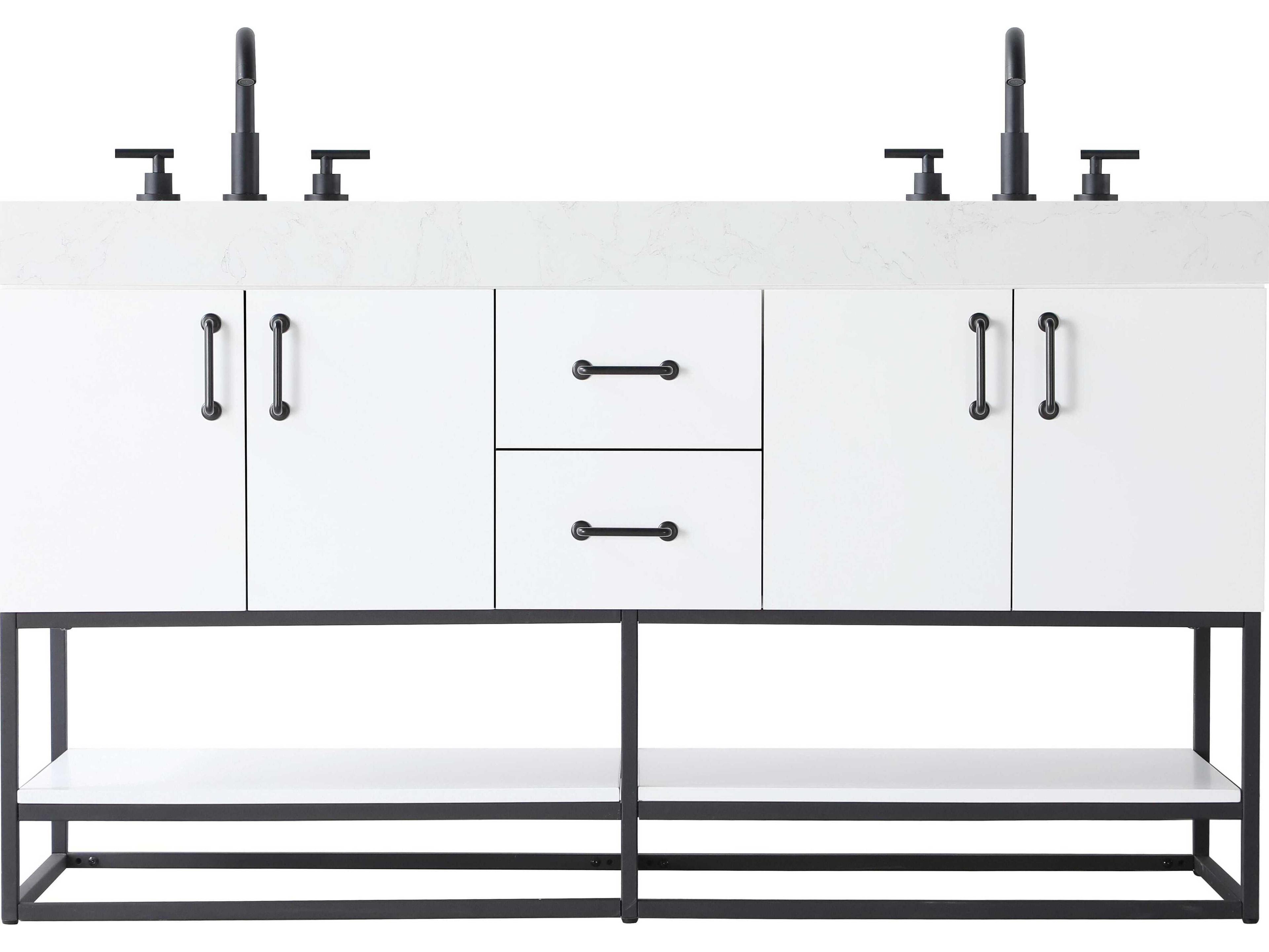 Elegant Lighting Caroline White Vanity