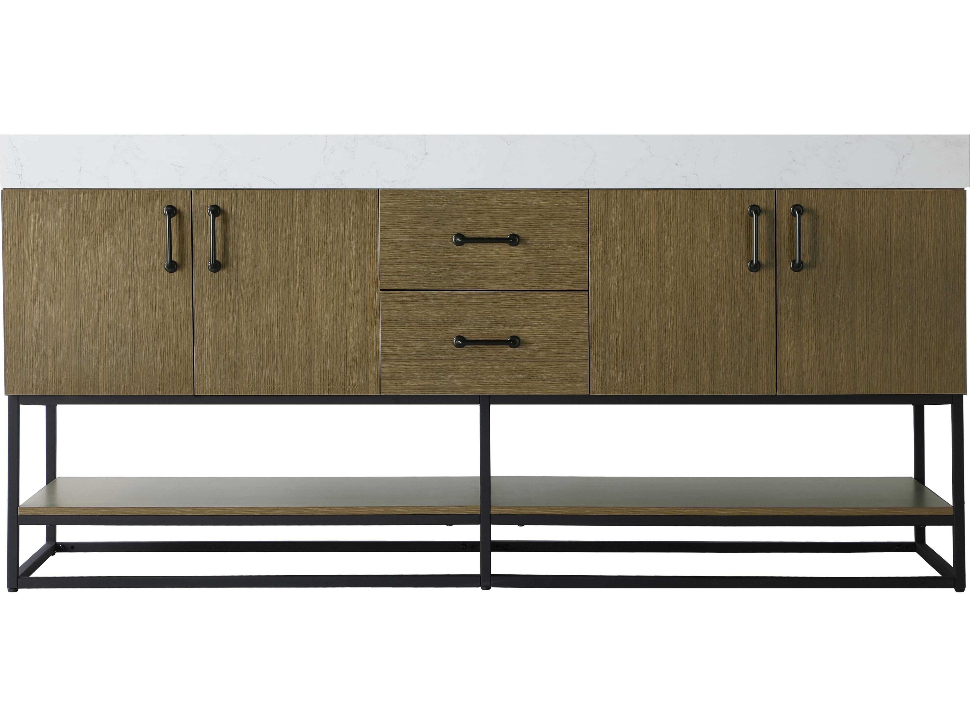 Elegant Lighting Caroline Chestnut Brown Vanity