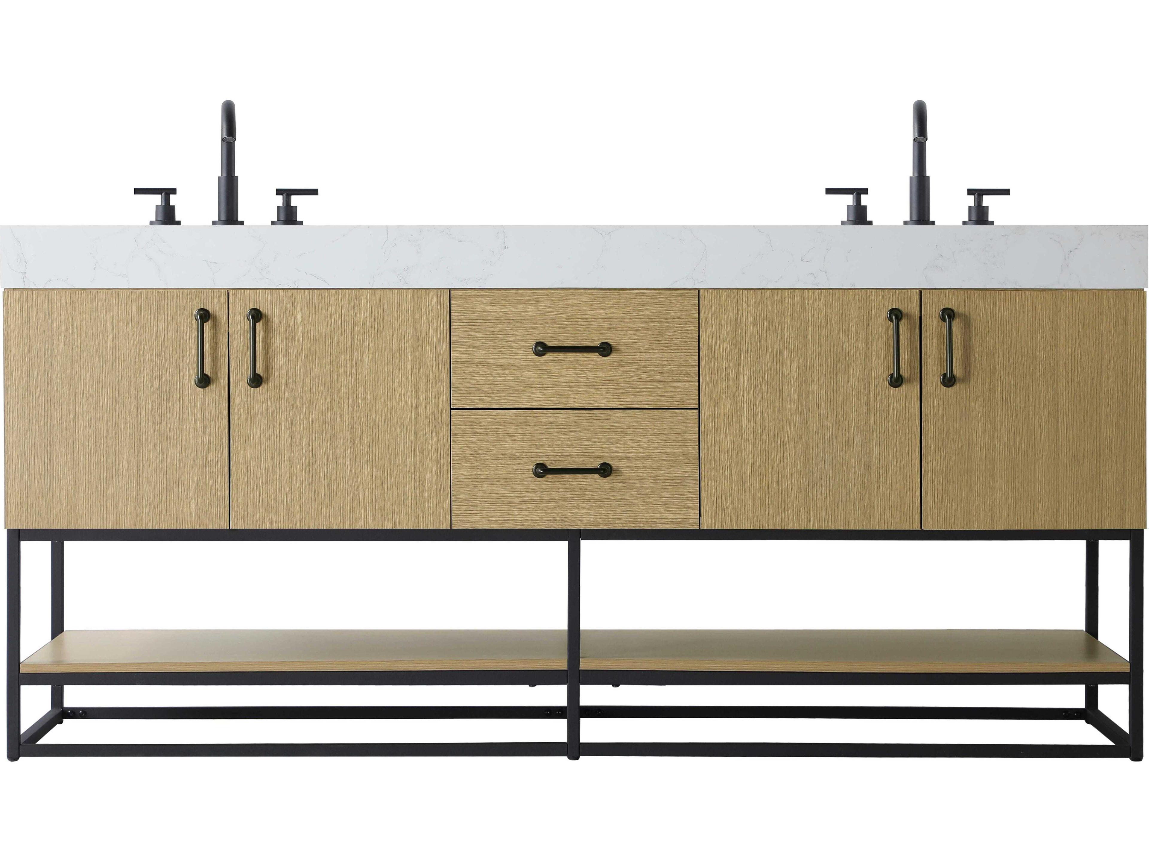 Elegant Lighting Caroline Honey Brown Vanity