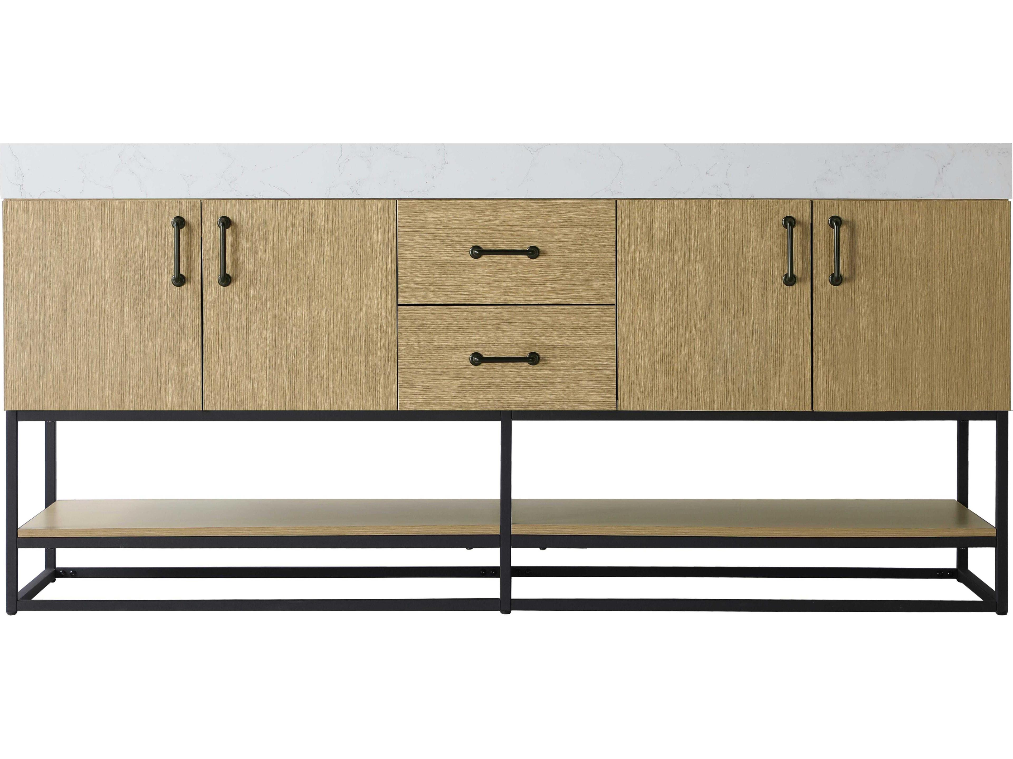 Elegant Lighting Caroline Honey Brown Vanity