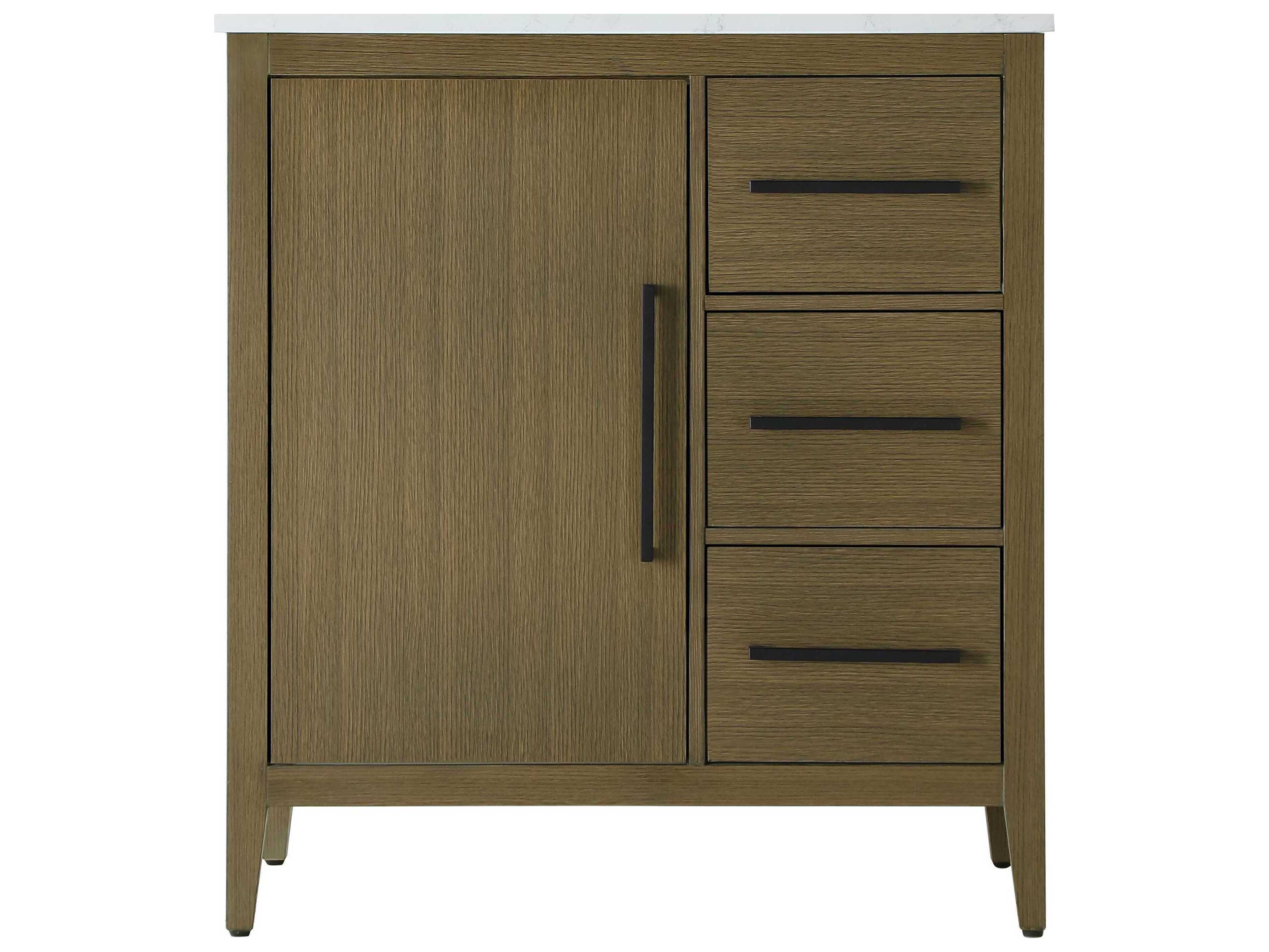 Elegant Lighting Millie Chestnut Brown Vanity