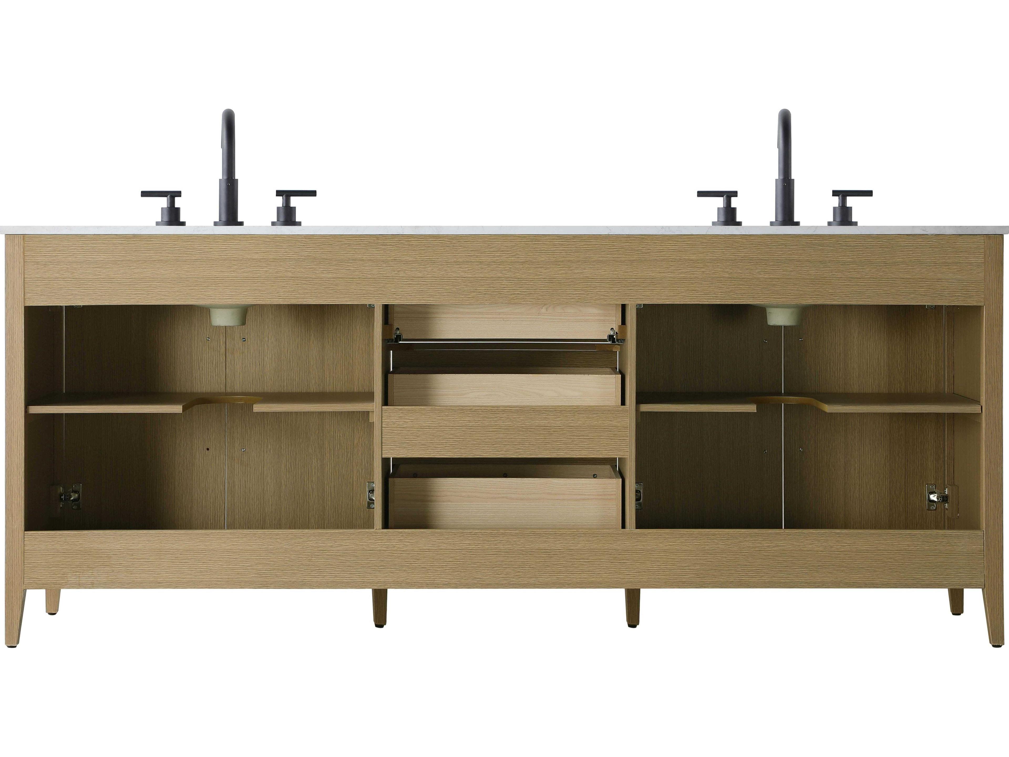 Elegant Lighting Millie Honey Brown Vanity