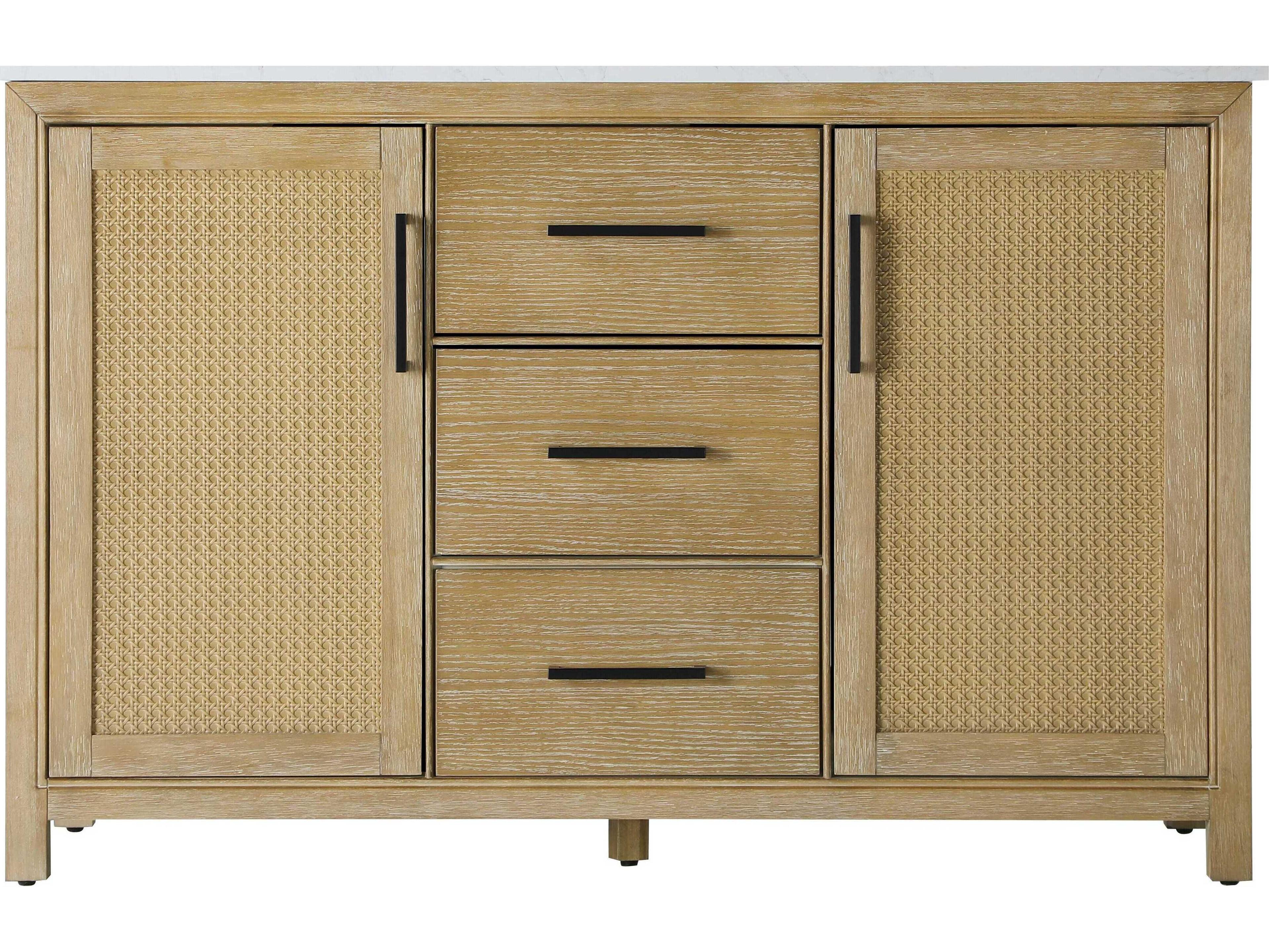 Elegant Lighting Alina Linen Oak Vanity