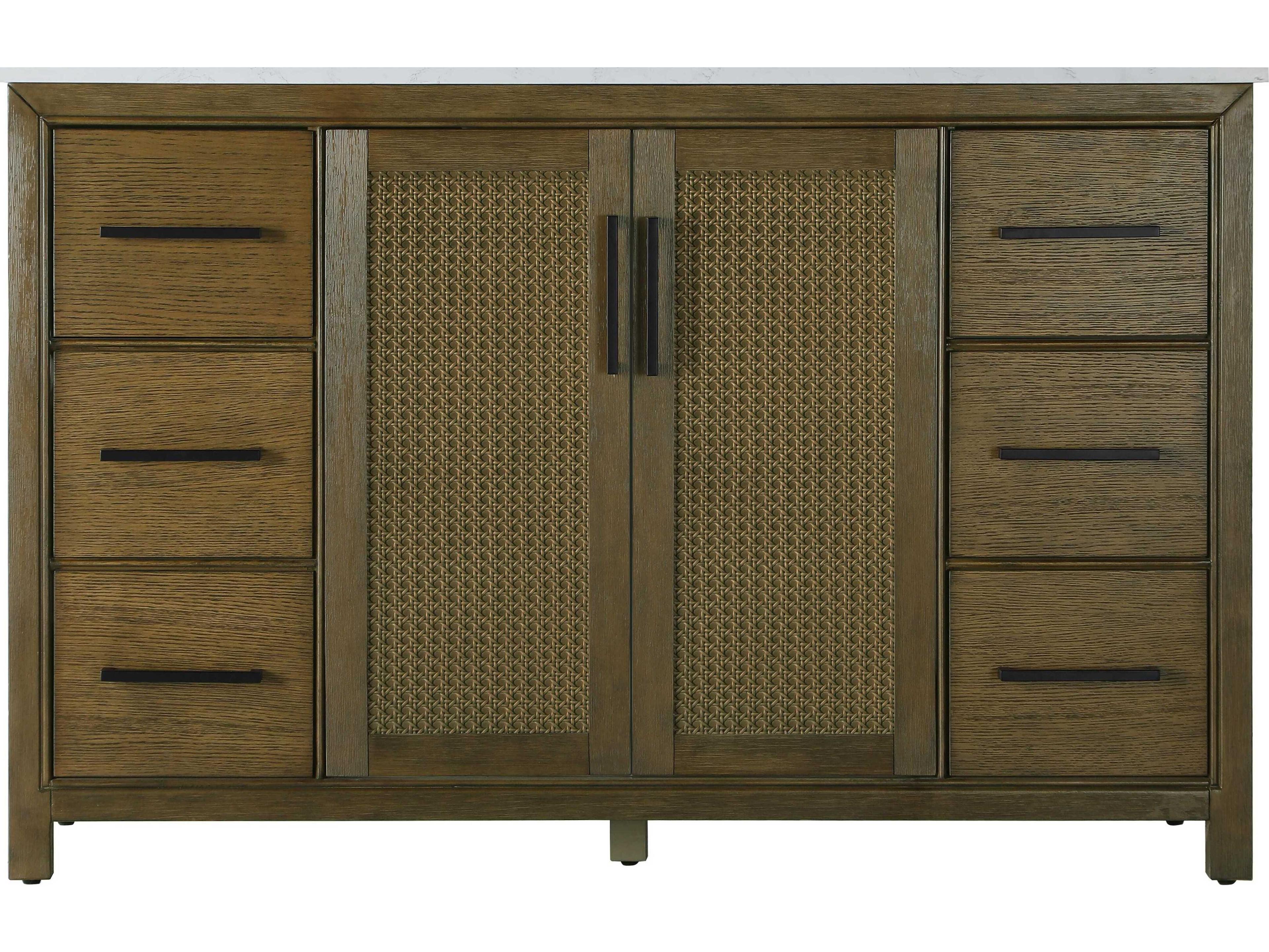 Elegant Lighting Alina Hazel Oak Vanity