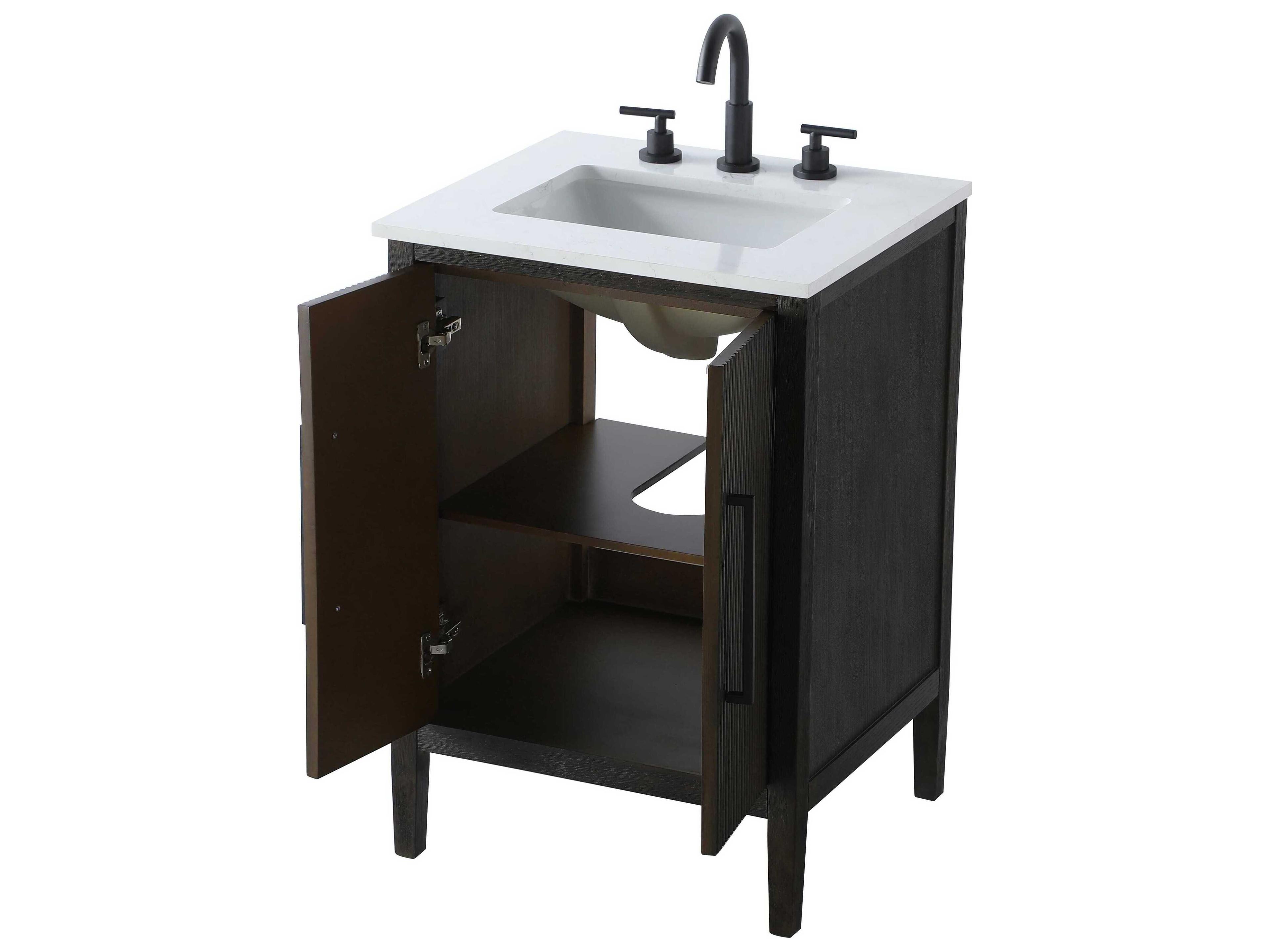 Elegant Lighting Blakely Chocolate Oak Vanity