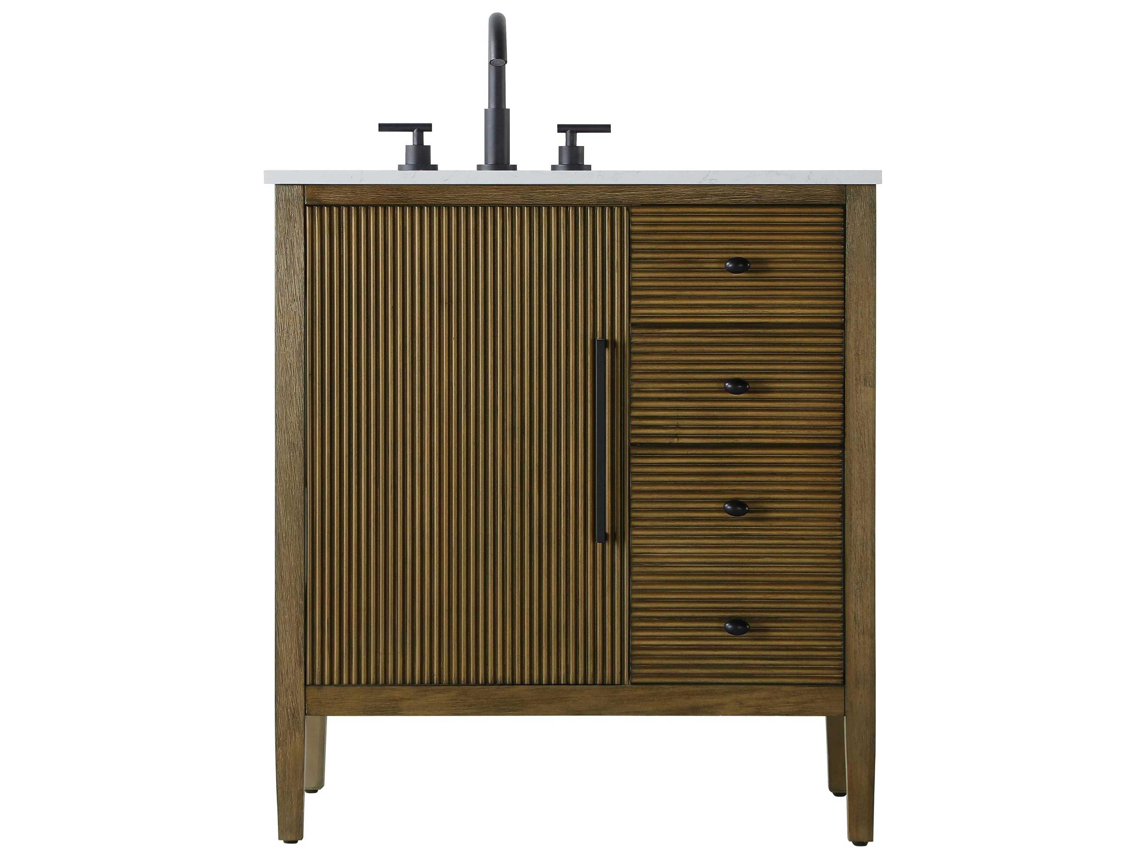 Elegant Lighting Blakely Hazel Oak Vanity