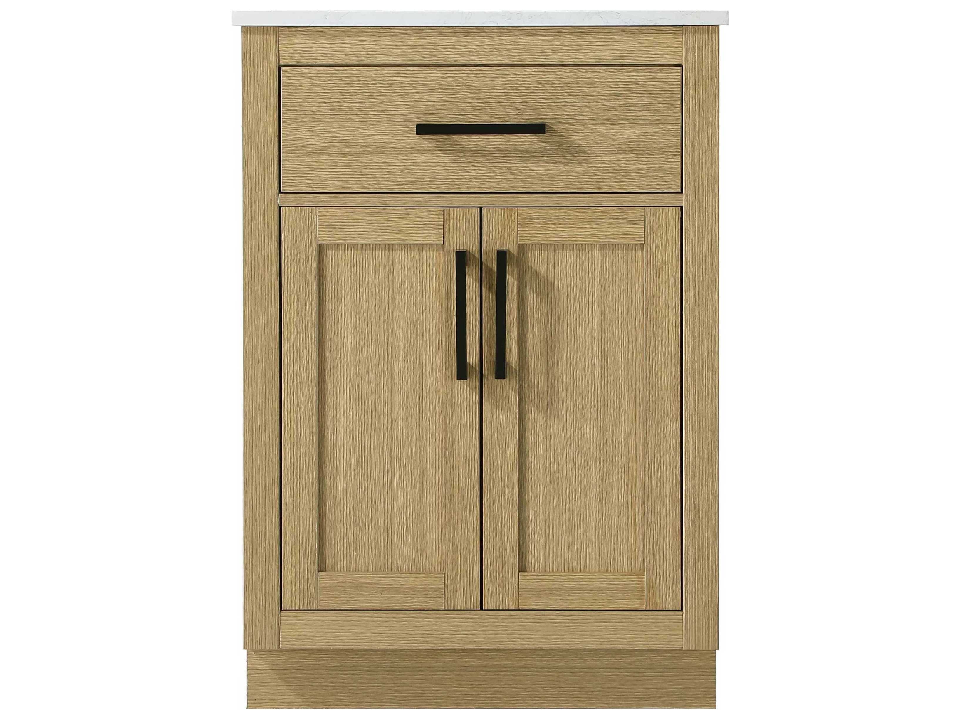 Elegant Lighting Alden Honey Brown 24" Vanity