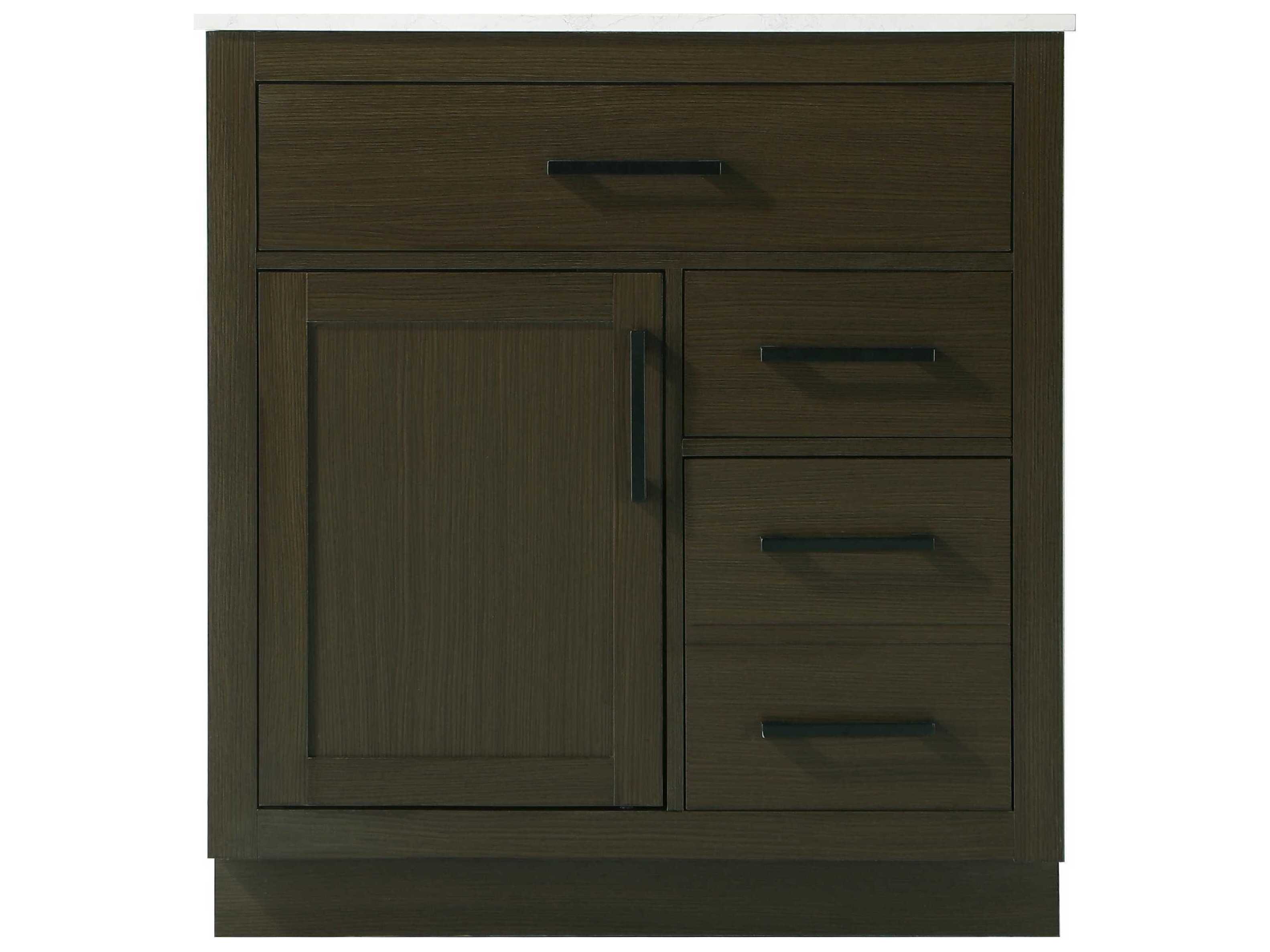 Elegant Lighting Alden Mocha Brown 32" Vanity