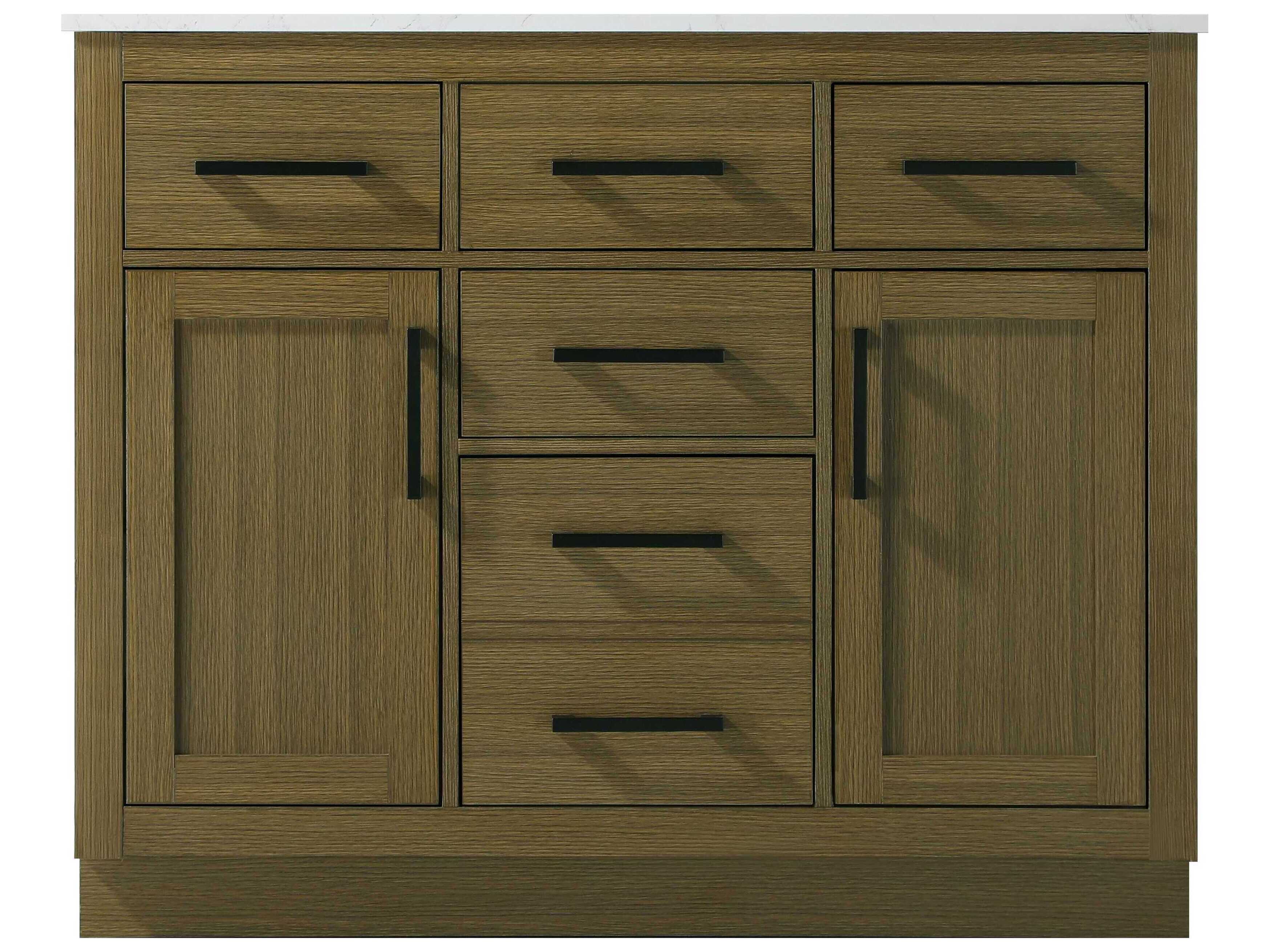 Elegant Lighting Alden Chestnut Brown 42" Vanity