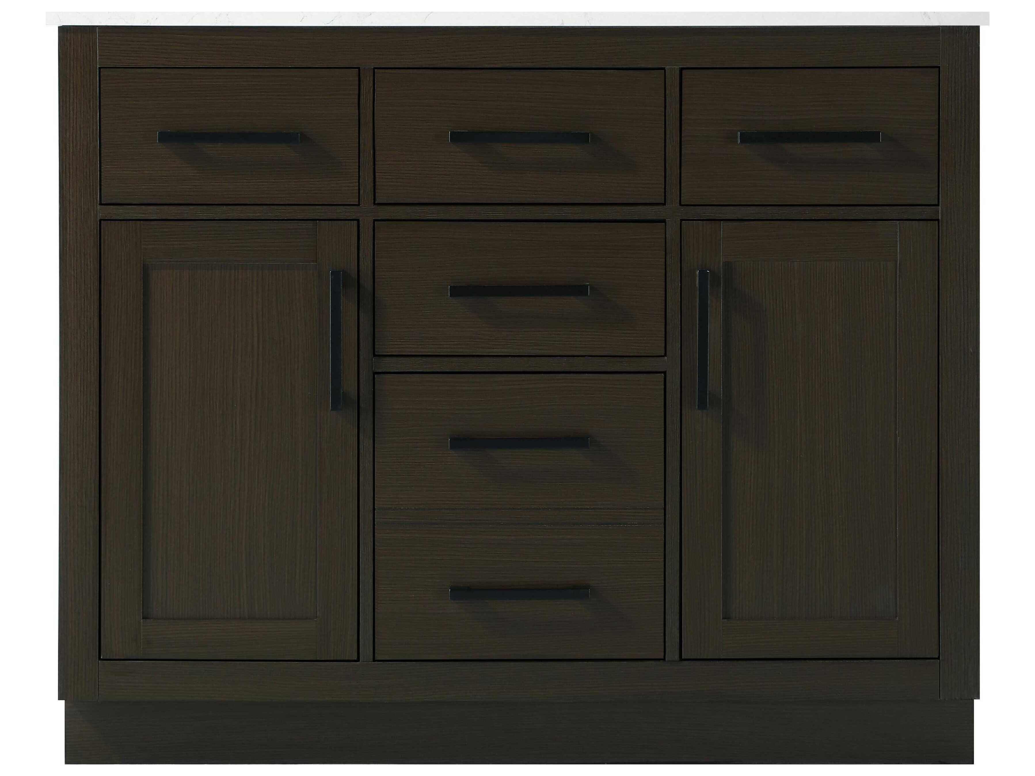 Elegant Lighting Alden Mocha Brown 42" Vanity