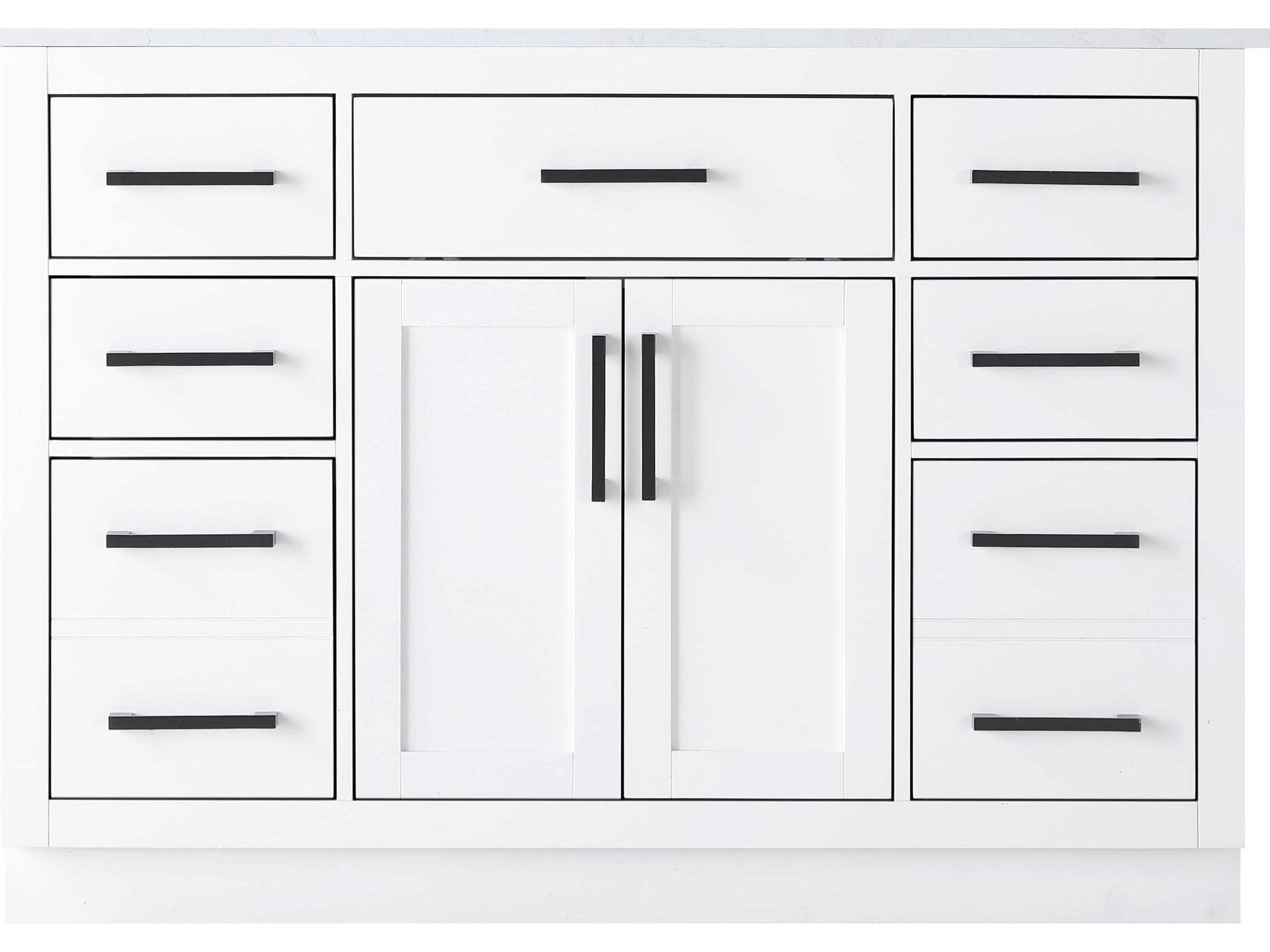 Elegant Lighting Alden White 48" Vanity