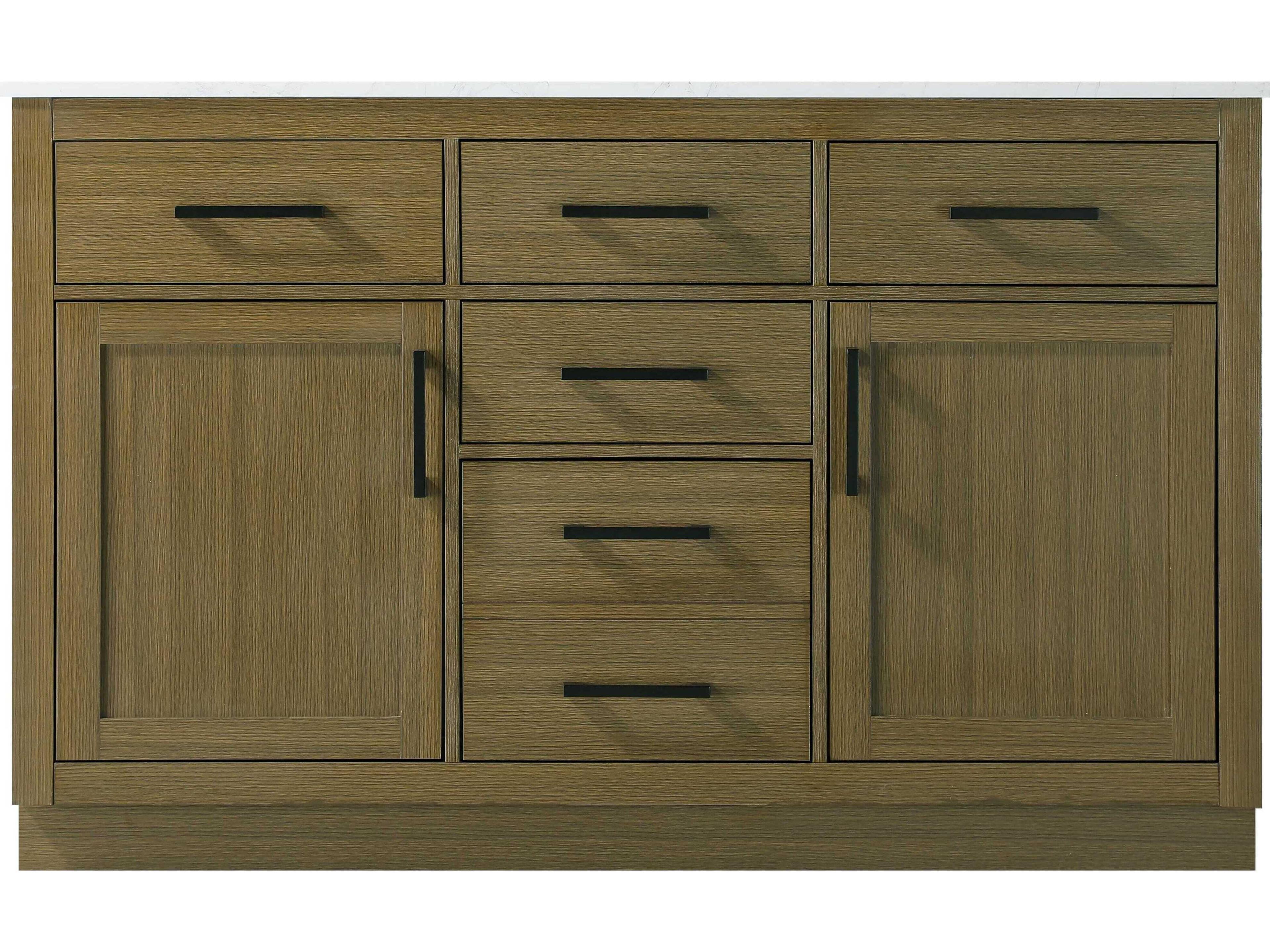 Elegant Lighting Alden Chestnut Brown 54" Vanity