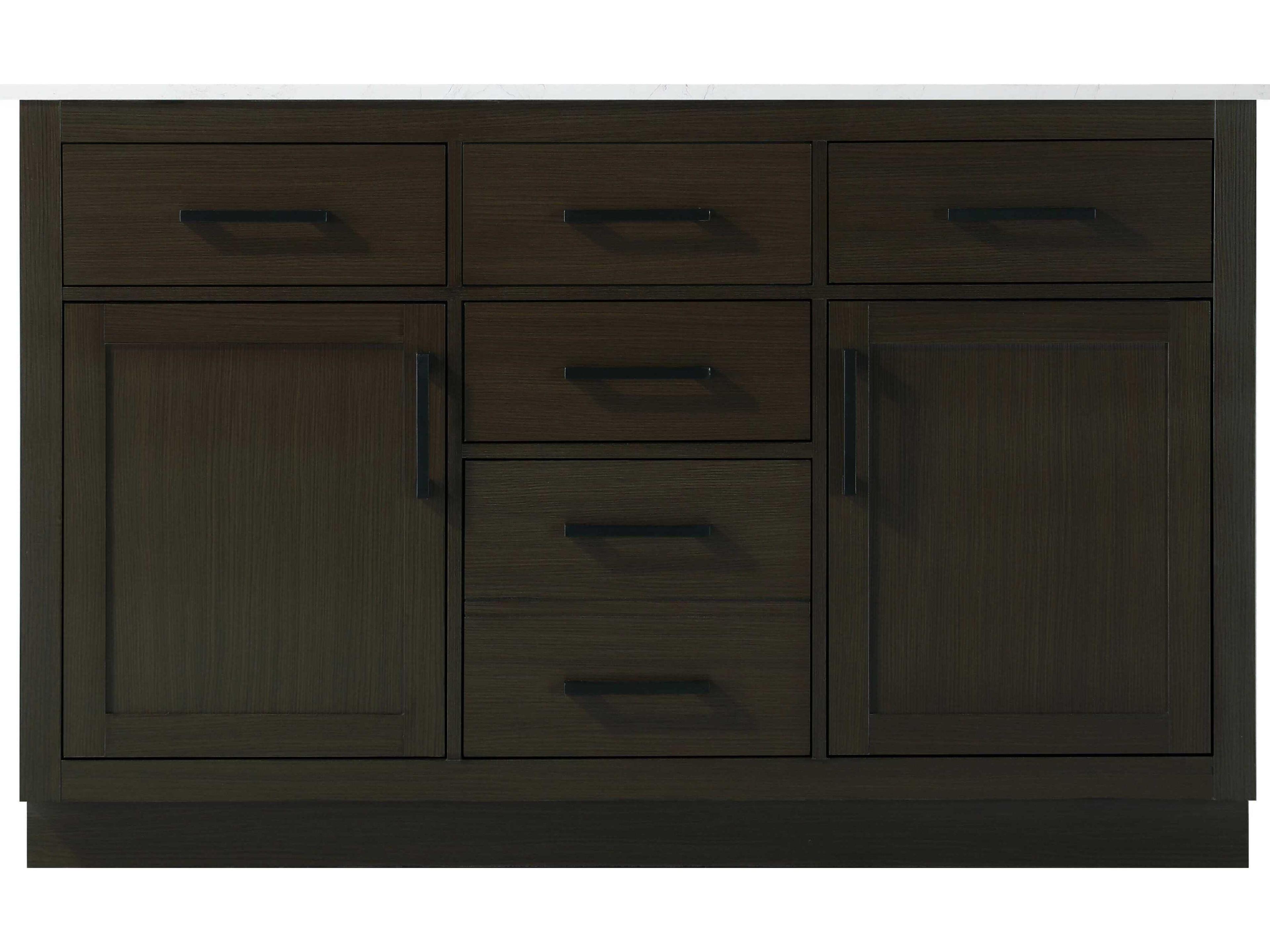 Elegant Lighting Alden Mocha Brown 54" Vanity