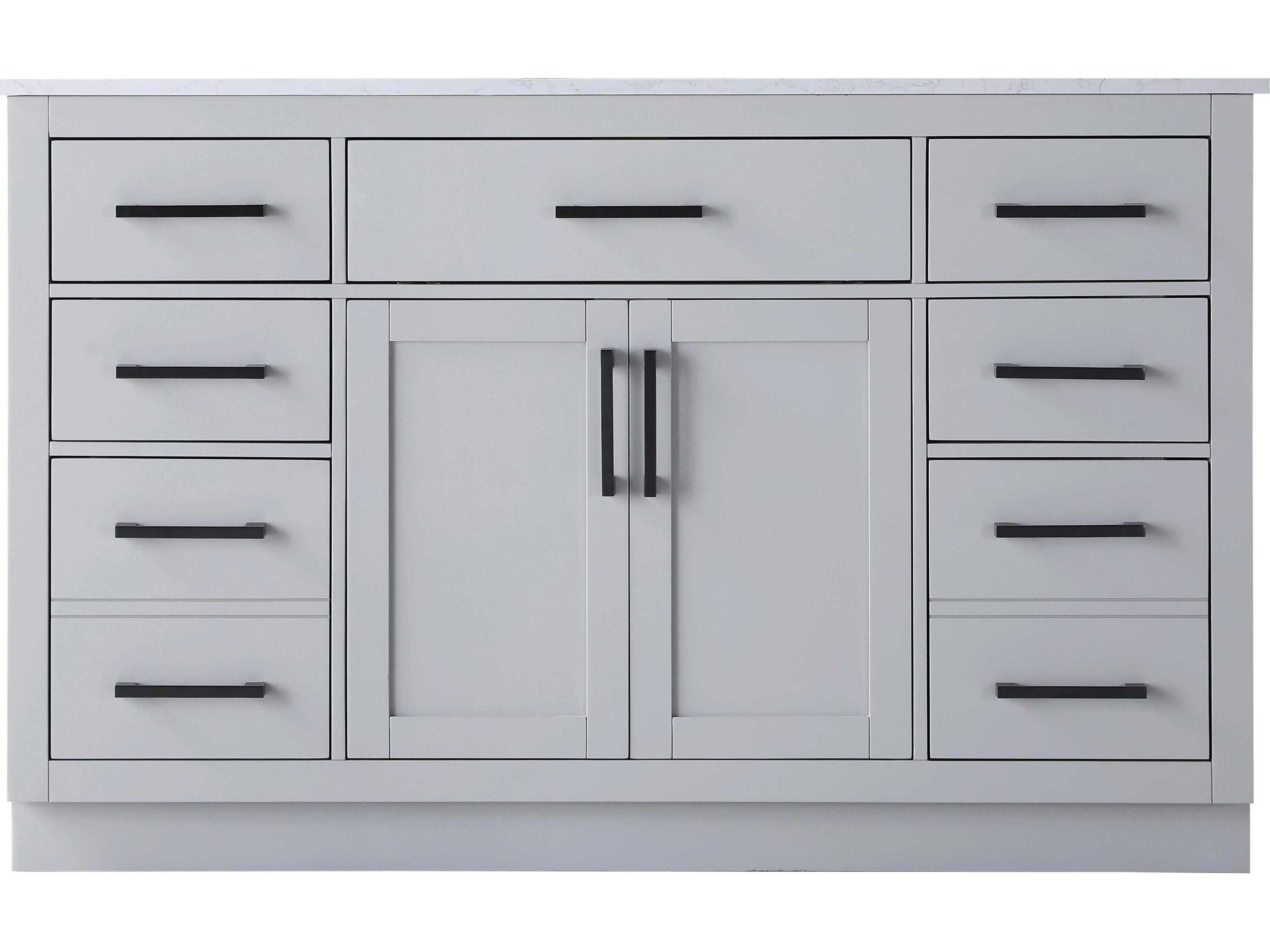 Elegant Lighting Alden Grey 54" Vanity