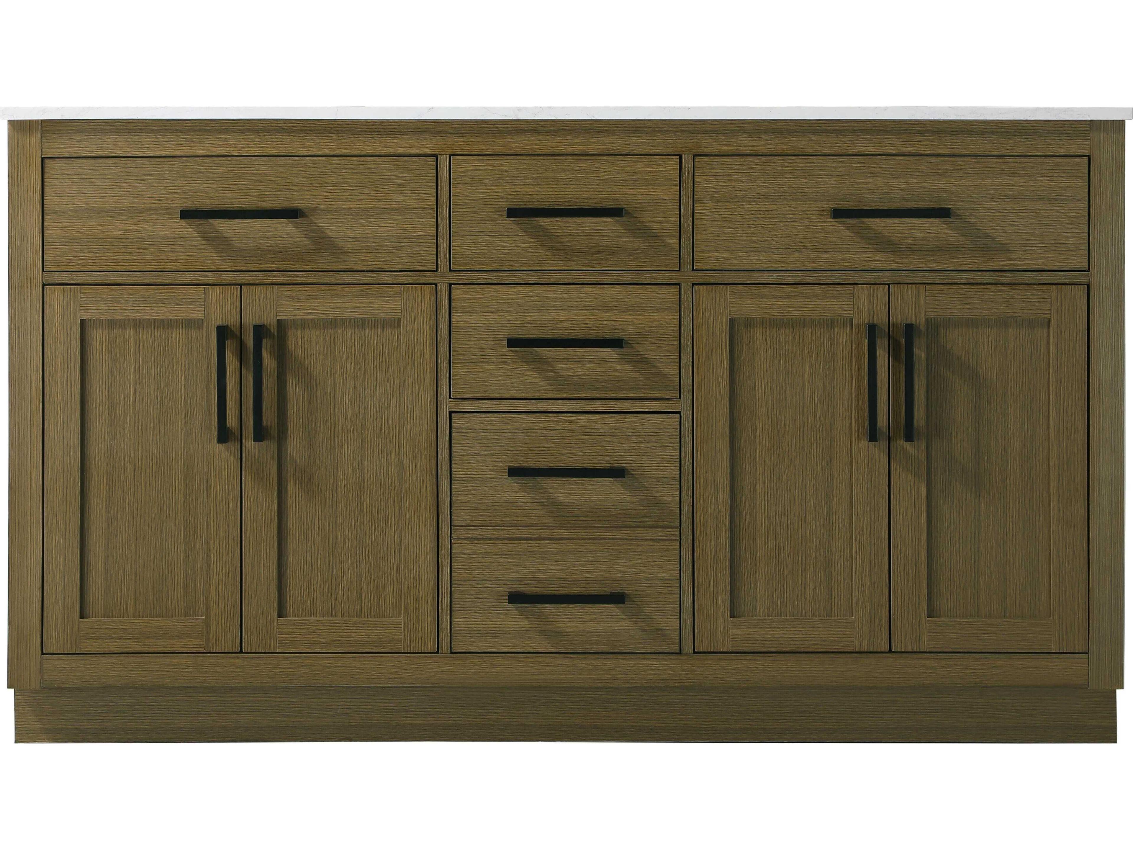 Elegant Lighting Alden Chestnut Brown 60" Vanity