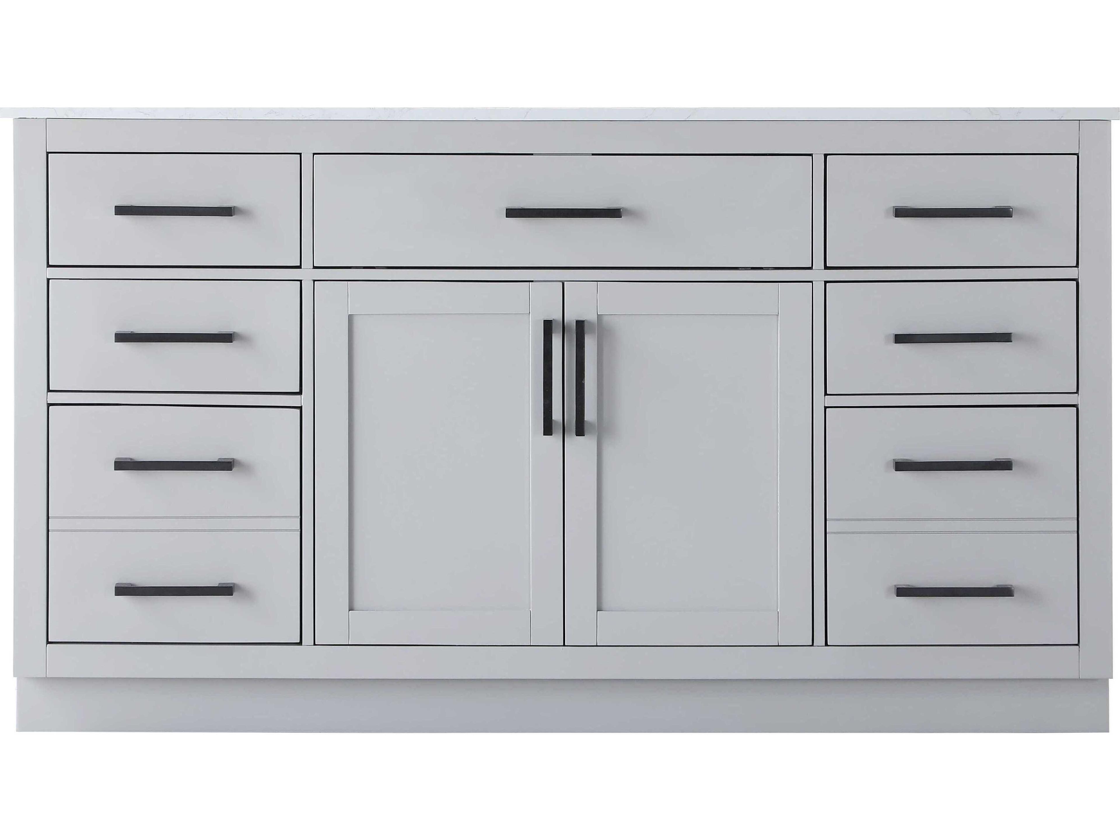 Elegant Lighting Alden Grey 60" Vanity