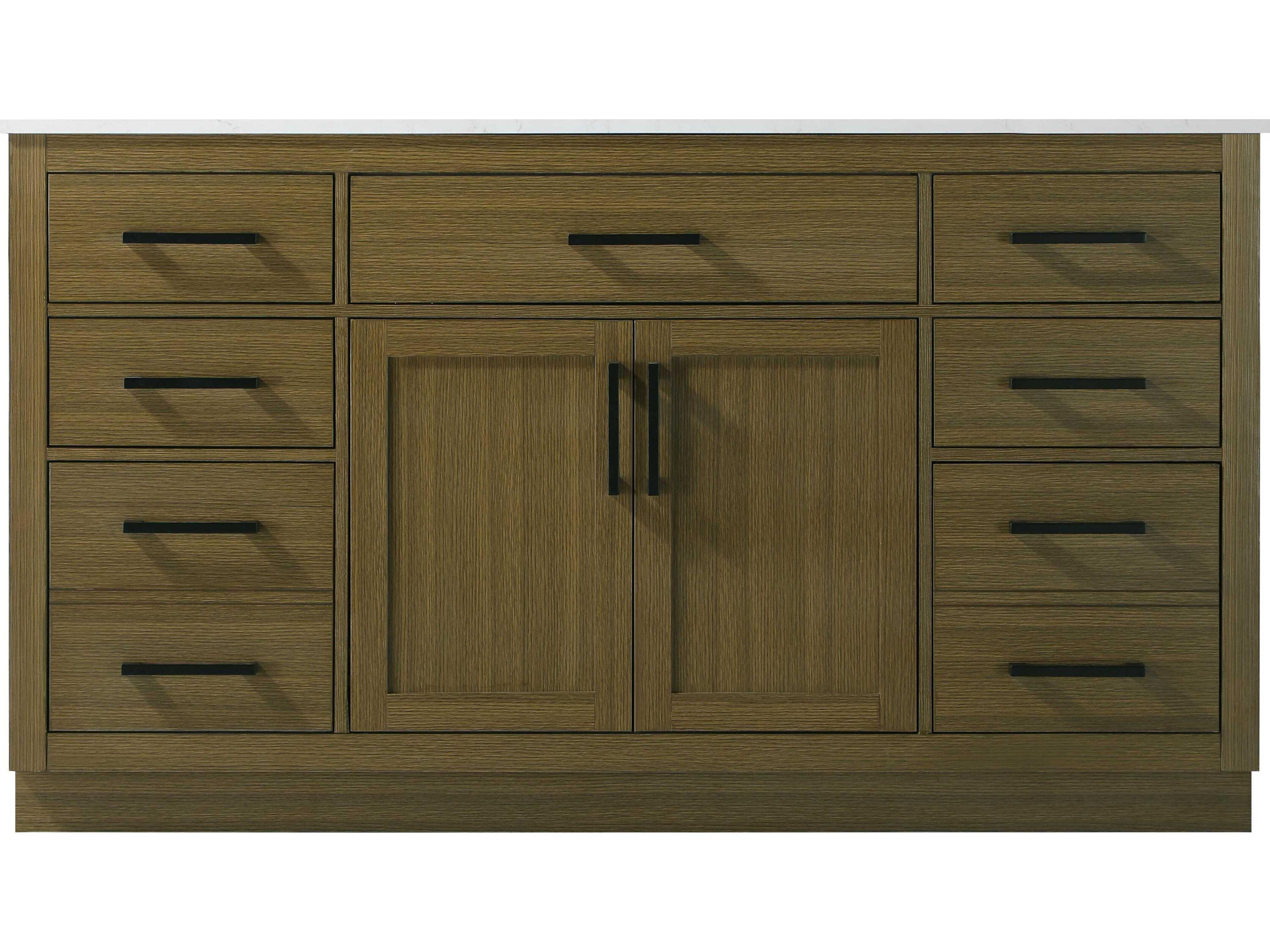 Elegant Lighting Alden Chestnut Brown 60" Vanity