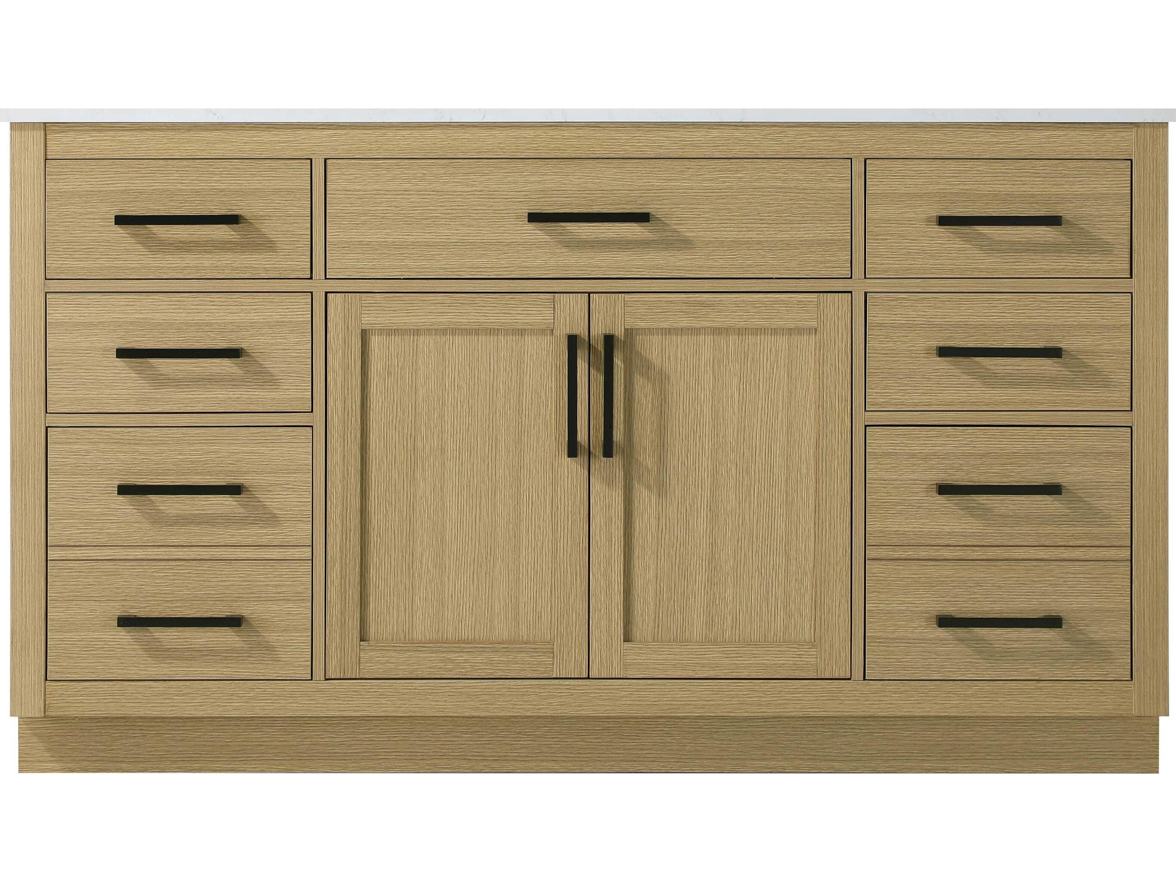 Elegant Lighting Alden Honey Brown 60" Vanity