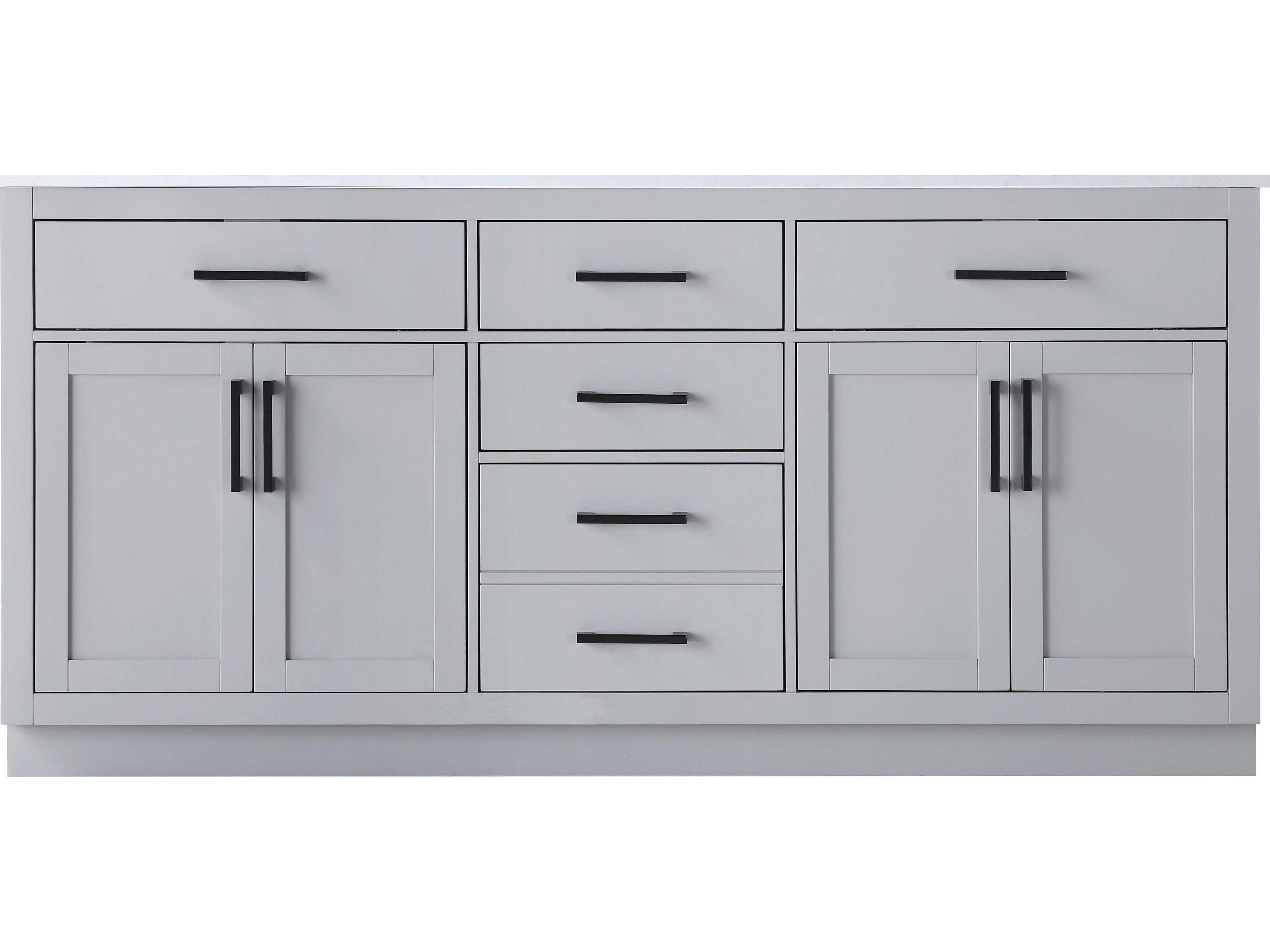 Elegant Lighting Alden Grey 72" Vanity