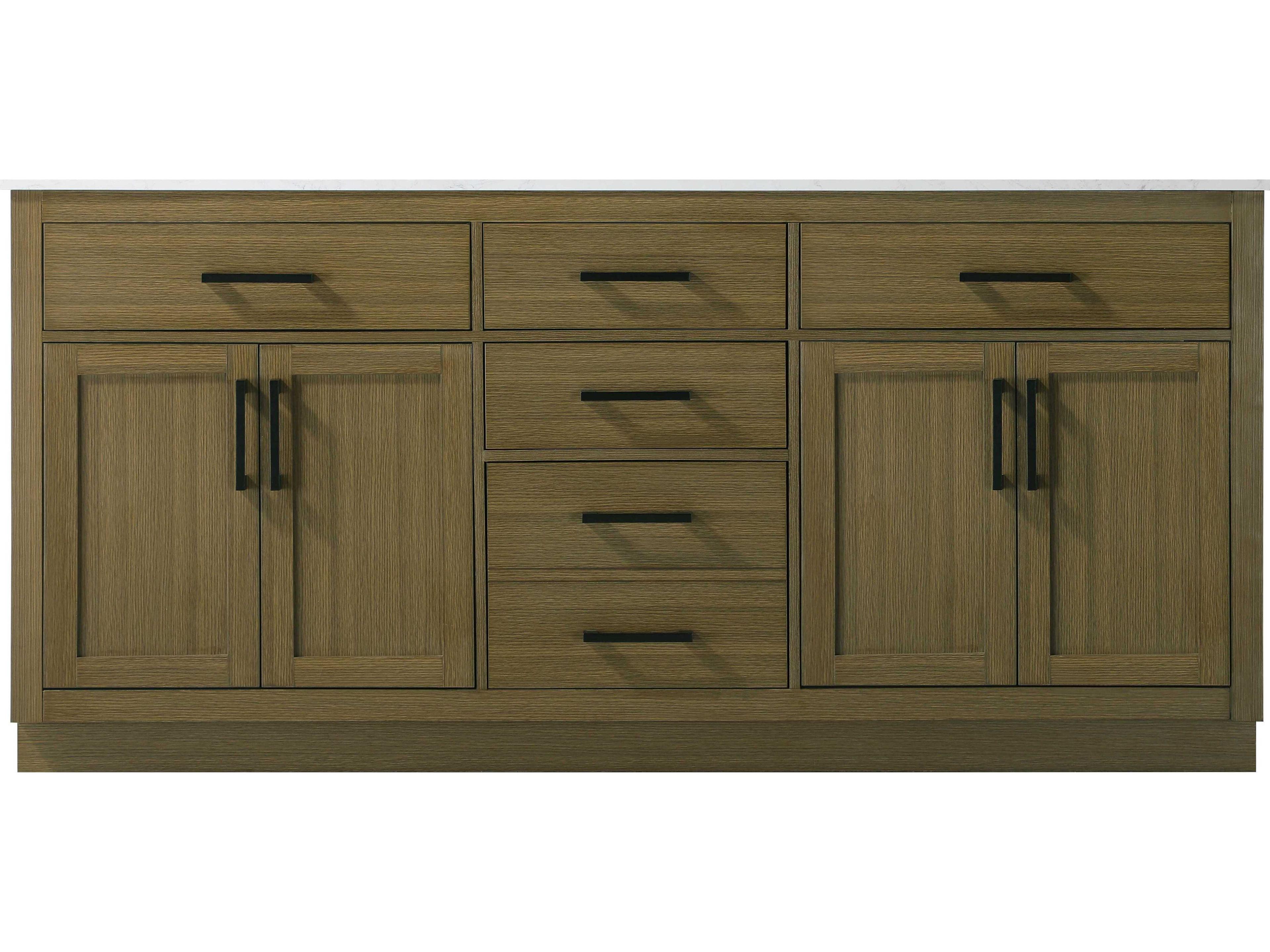 Elegant Lighting Alden Chestnut Brown 72" Vanity