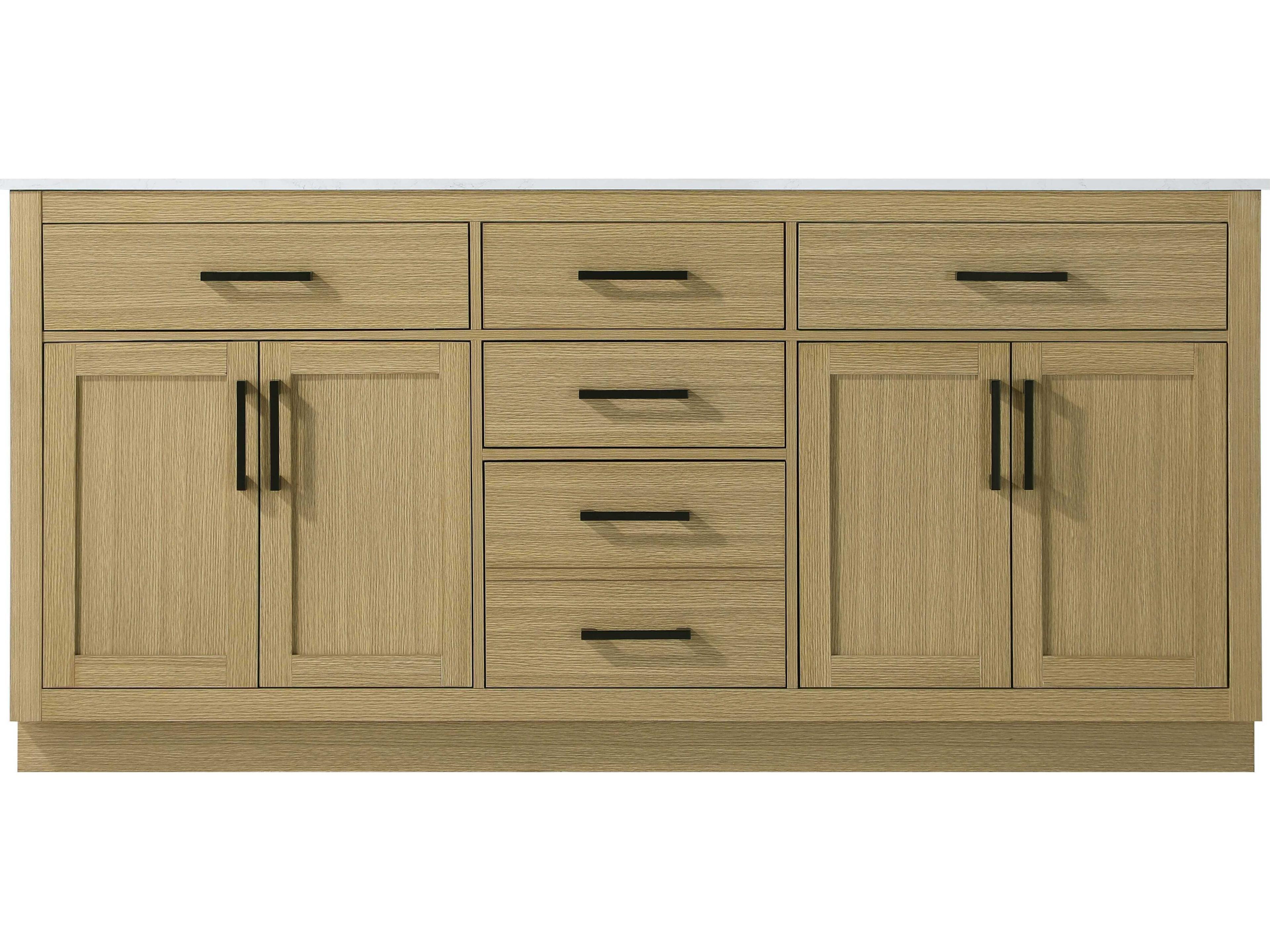 Elegant Lighting Alden Honey Brown 72" Vanity