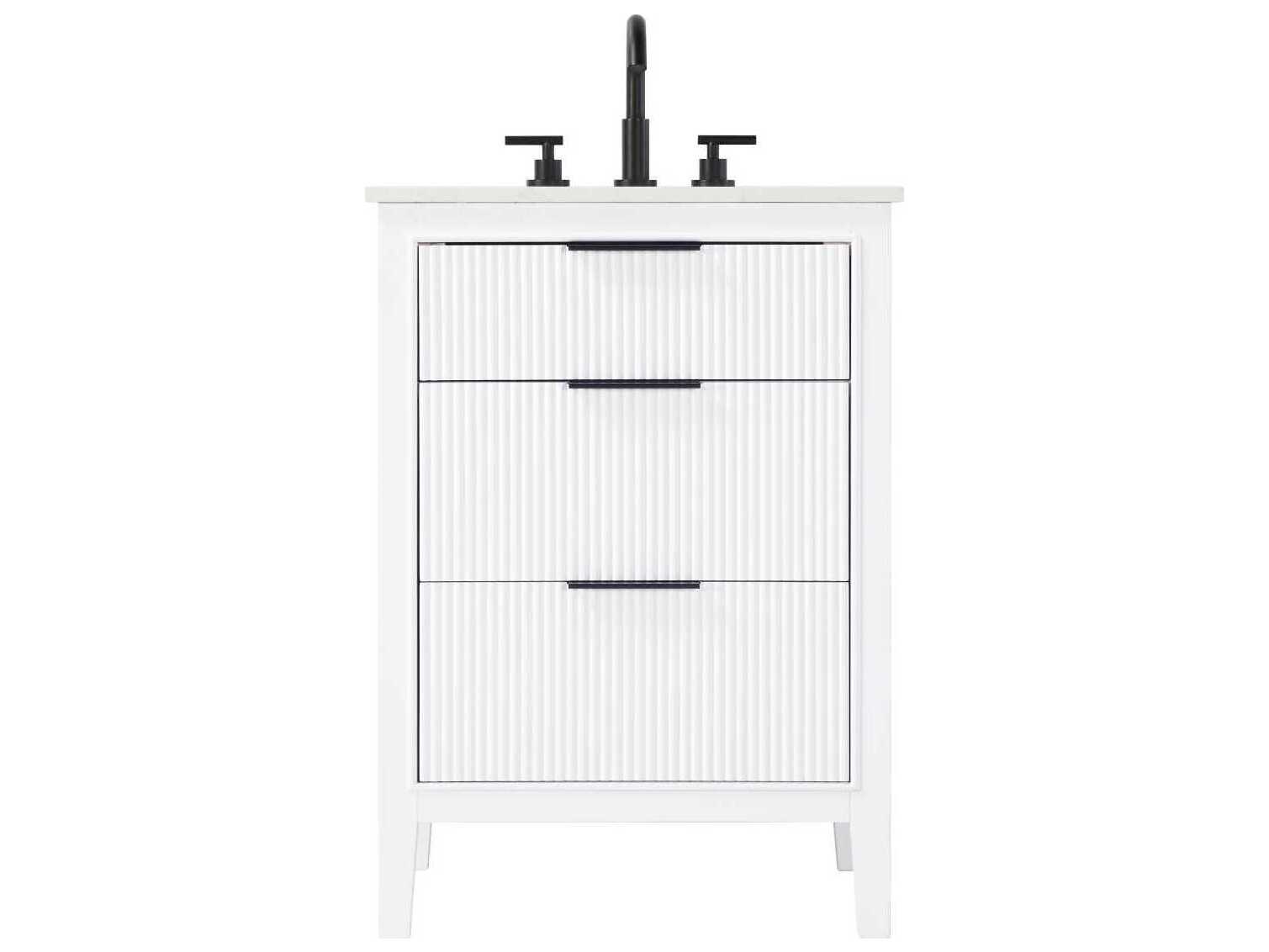 Elegant Lighting Langston 24" White Vanity